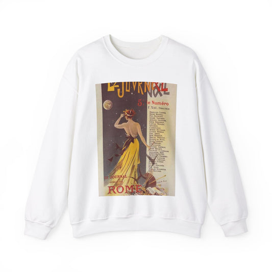 Affiche pour annoncer la publication de "Rome" dans Le Journal. White Heavy Blend Adult Crew Neck SweatShirt