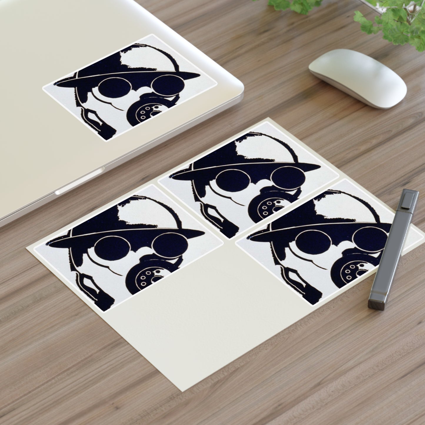 The enemy is syphilis Enlist employees in a campaign against it. Laminated UV Protective Vinyl Stickers