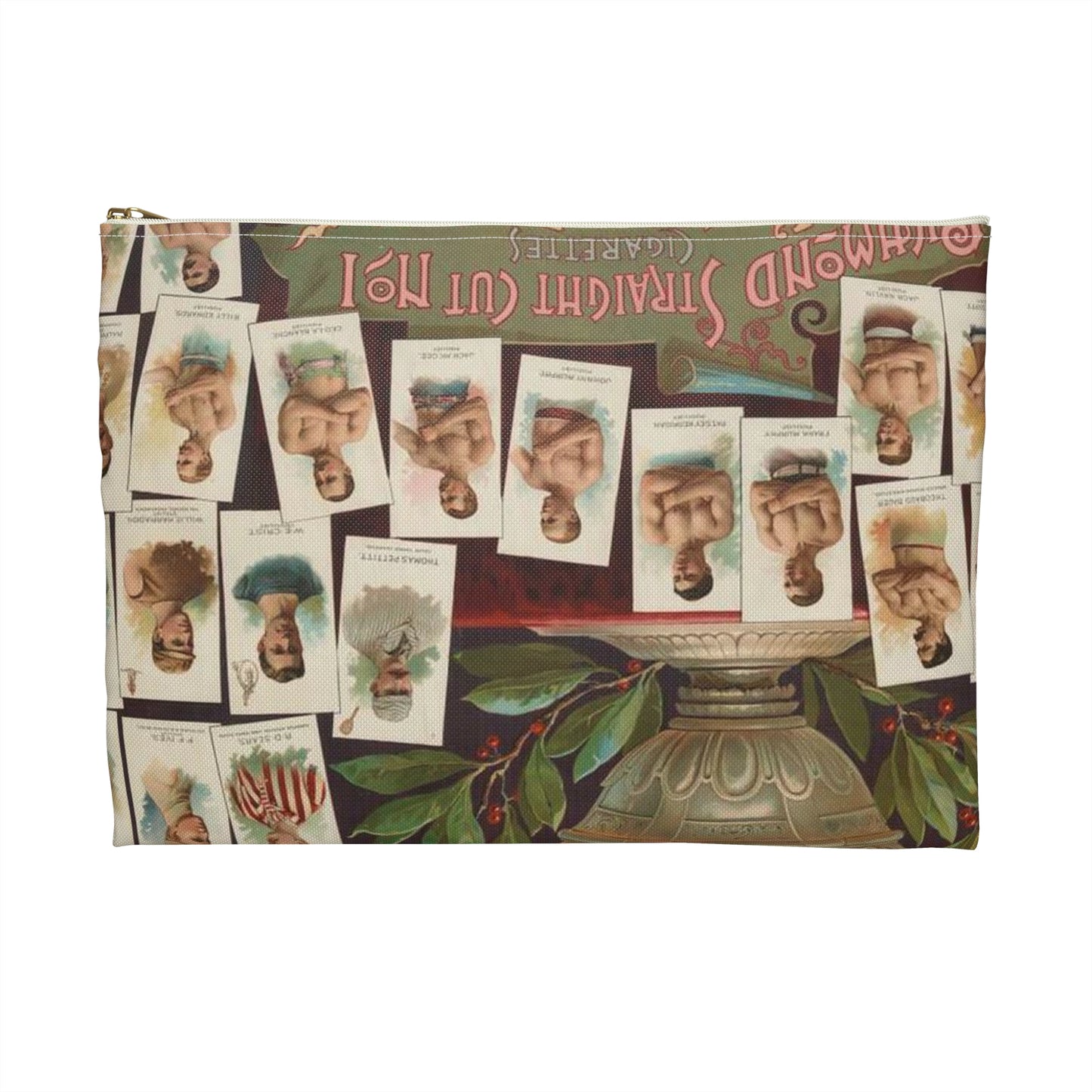 Allen & Ginter. Richmond, Virginia Richmond straight cut no. 1 cigarettes Virginia brights. The worlds champions second series Large Organizer Pouch with Black Zipper