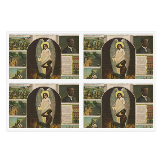 Afro-American Monument - Print, Library of Congress collection Laminated UV Protective Vinyl Stickers