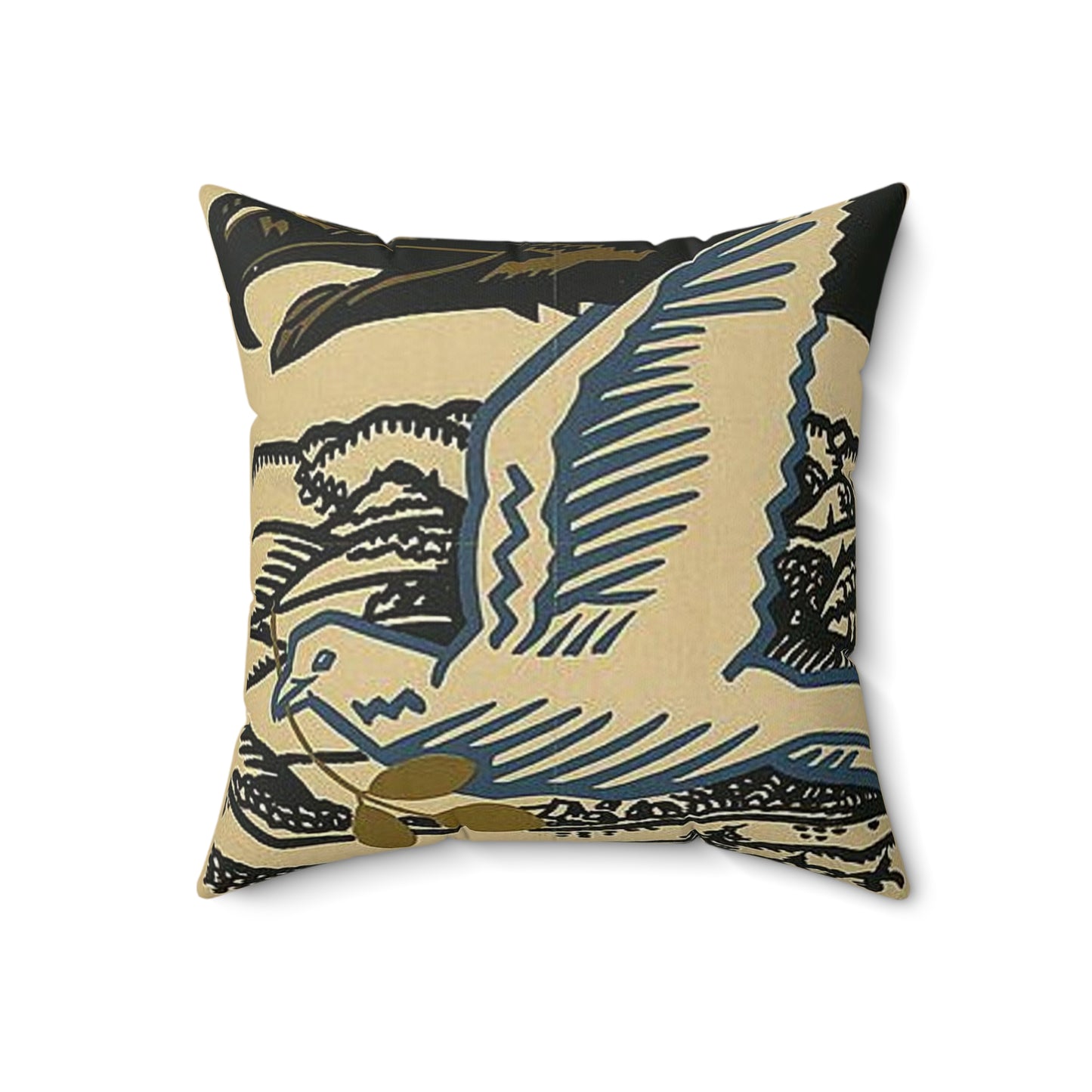 WWIposter12 - Art Deco public domain image Decorative Accent Square Pillow