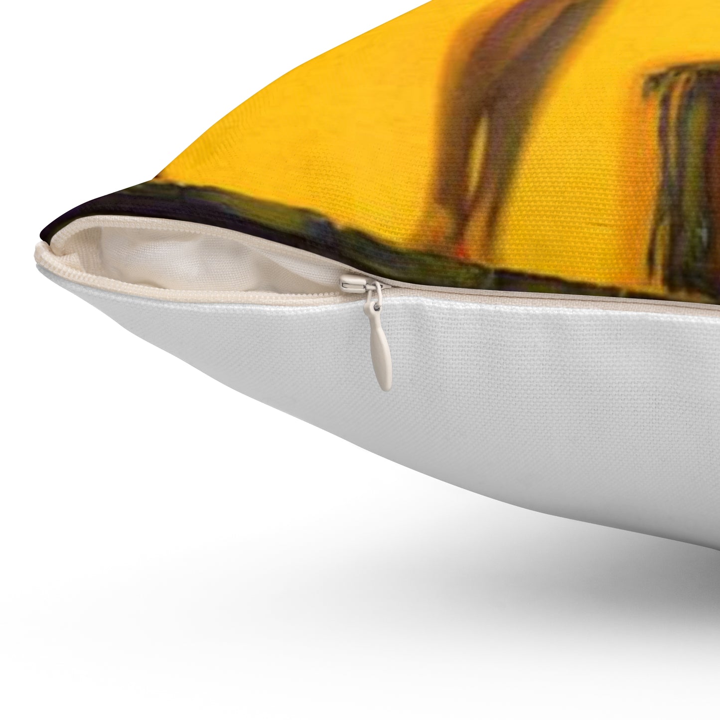 “Golden Glory” by Edward Mason Eggleston, 1929 Decorative Accent Square Pillow