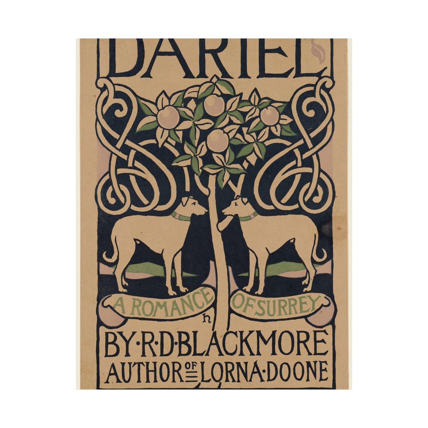 Dariel, a romance of Surrey, by R. D. Blackmore High Quality Matte Wall Art Poster for Home, Office, Classroom