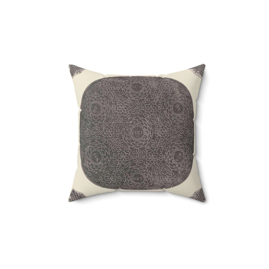 Leonardo da Vinci - Fourth Knot Decorative Accent Square Pillow