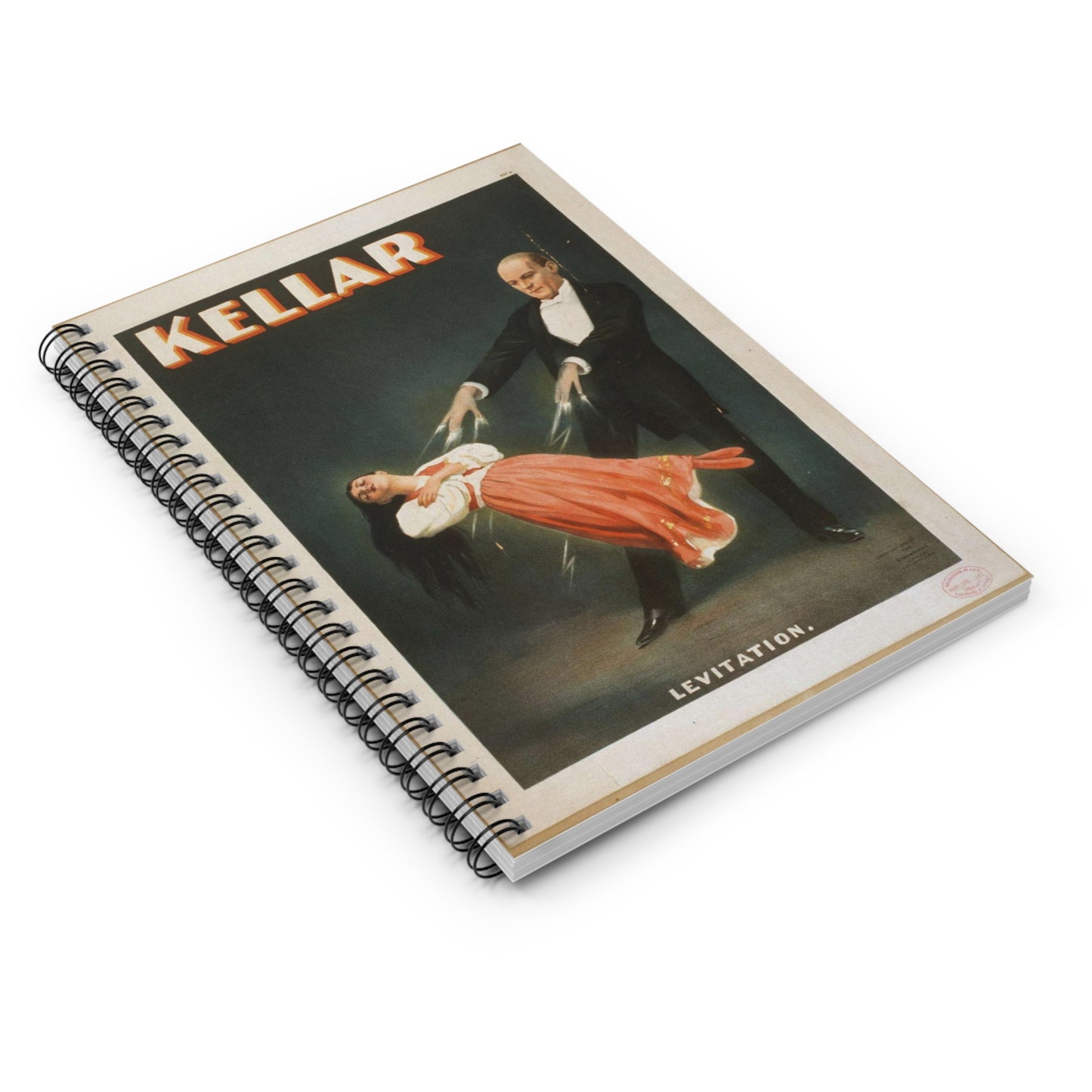 Kellar, American vaudeville and popular entertainment 1870 1920 Spiral Bound Ruled Notebook with Printed Cover