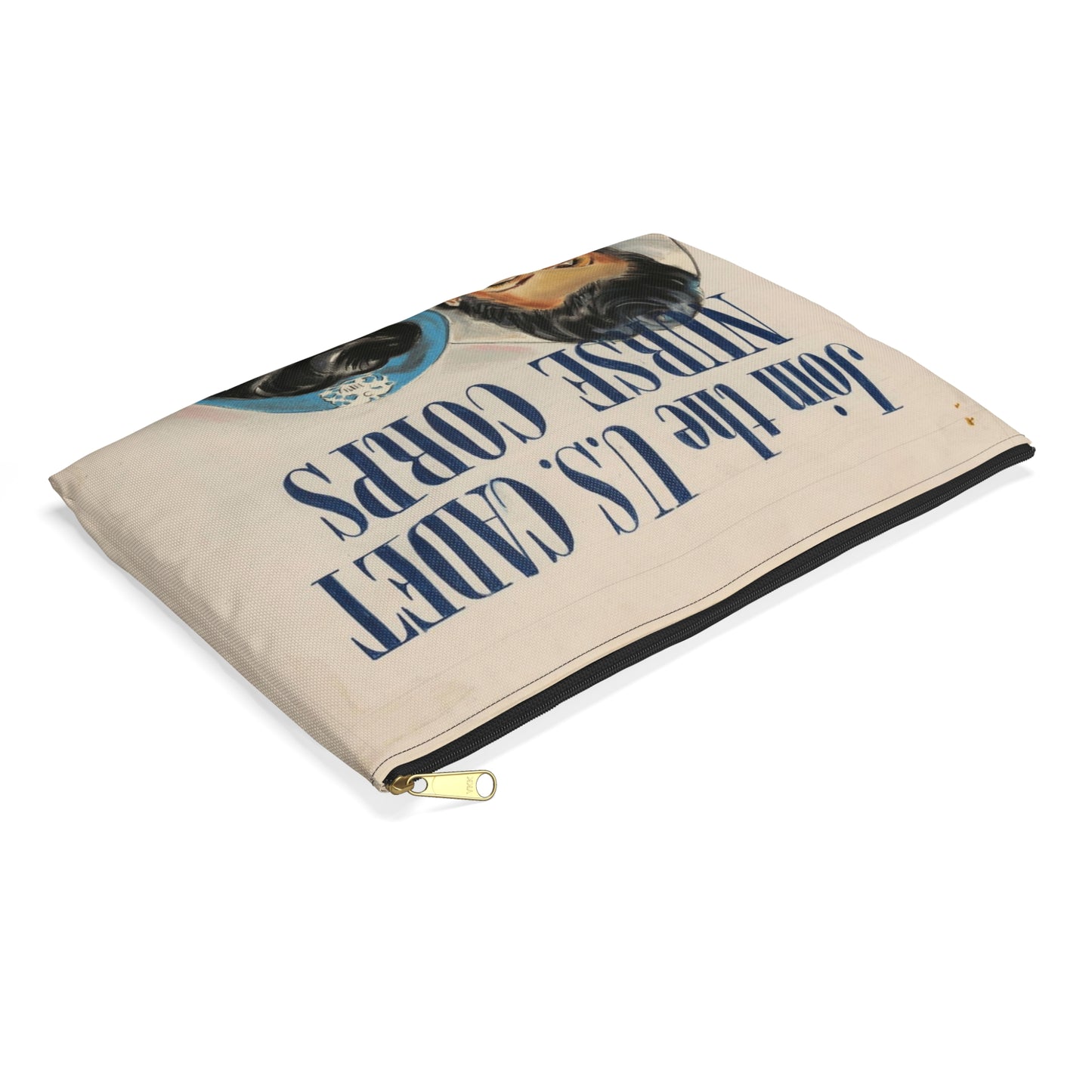 Join the U.S. Cadet Nurse Corps Large Organizer Pouch with Black Zipper
