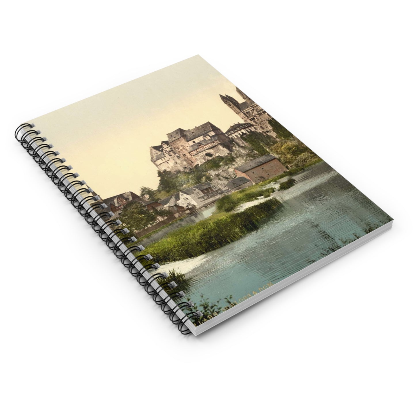 [Castle and cathedral, Limburg (i.e., Limburg an der Lahn), Hesse-Nassau, Germany] Spiral Bound Ruled Notebook with Printed Cover