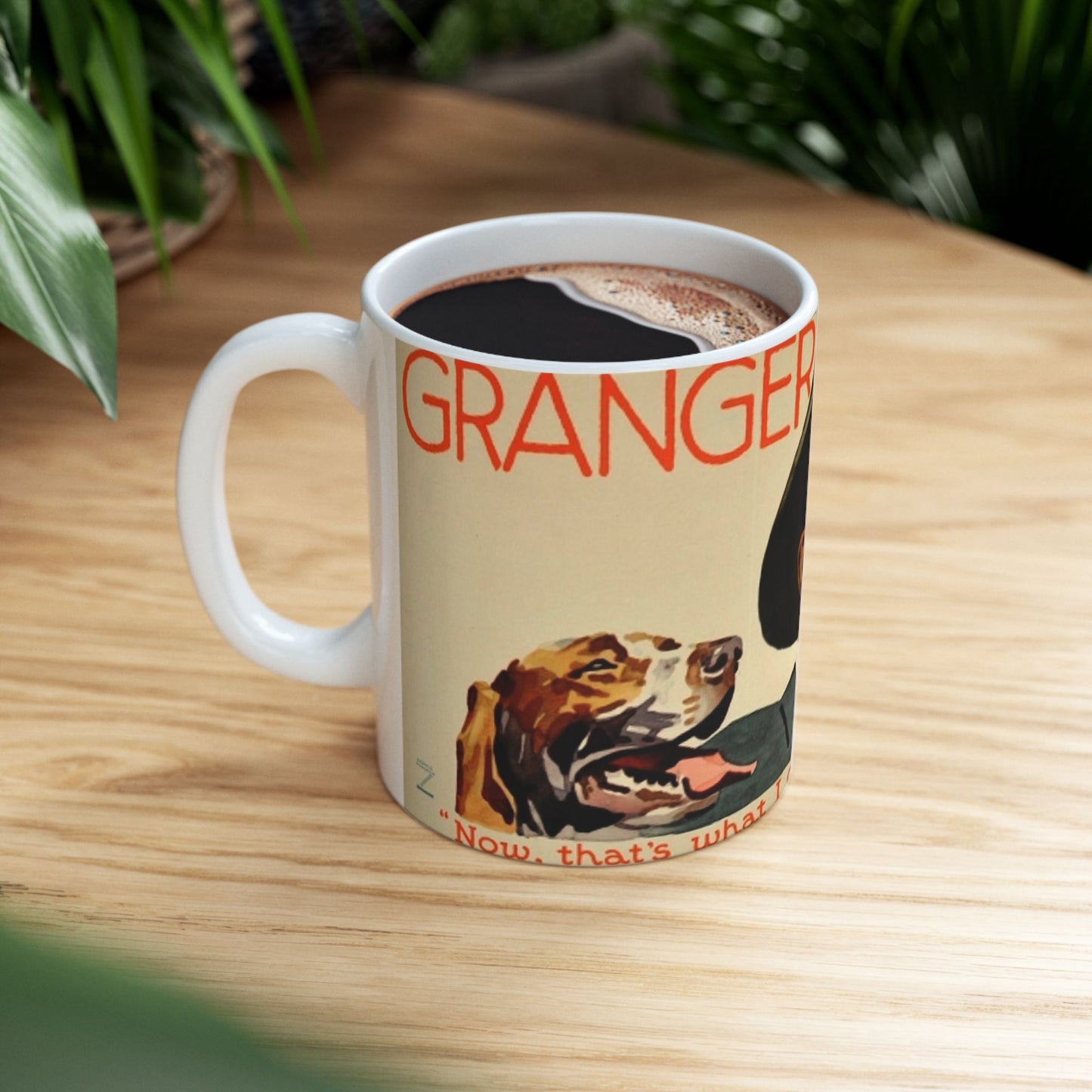 Granger Rough Cut. „Now, that's what I call cool, sweet smoking“, 1923, poster 1 Beautiful Novelty Ceramic Coffee Mug 11oz