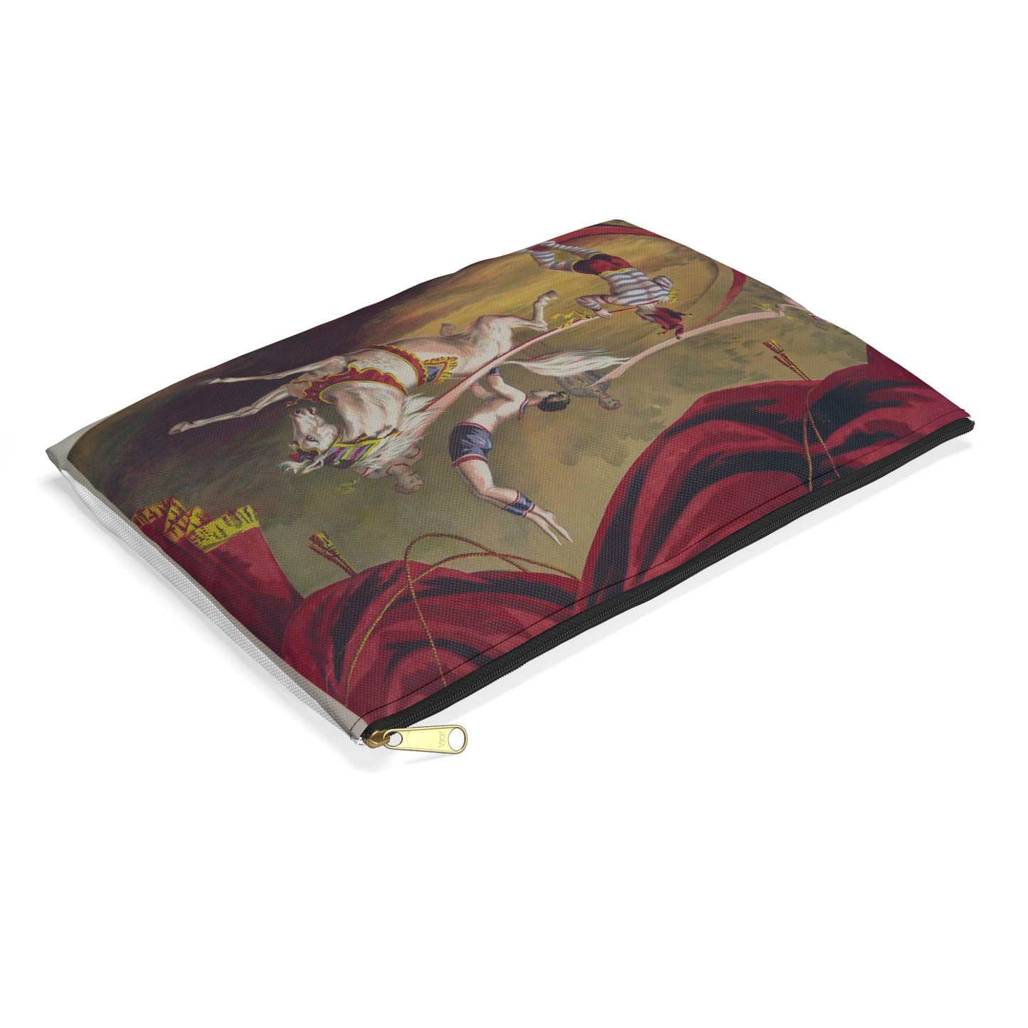 Banner act - Print, Library of Congress collection Large Organizer Pouch with Black Zipper