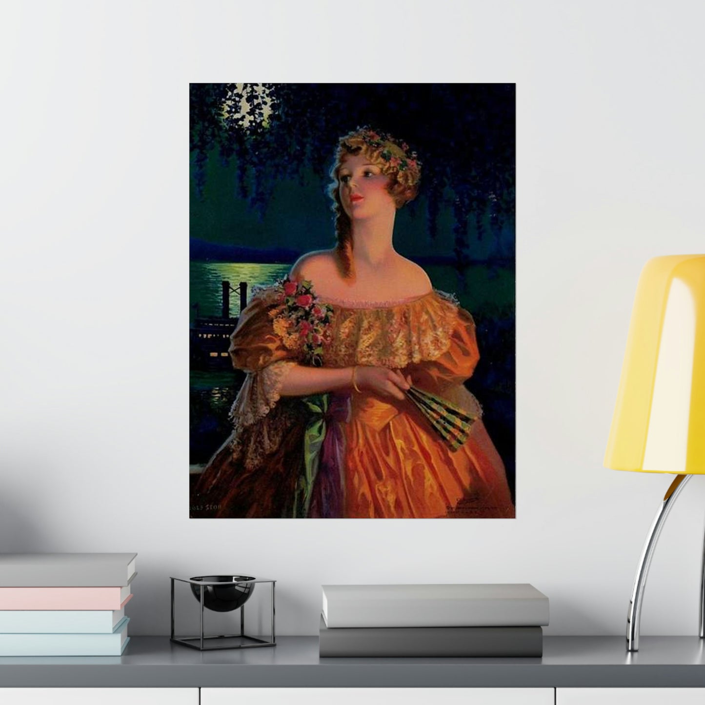 "Dixie", print of painting by Edward Mason Eggleston, 1929 High Quality Matte Wall Art Poster for Home, Office, Classroom