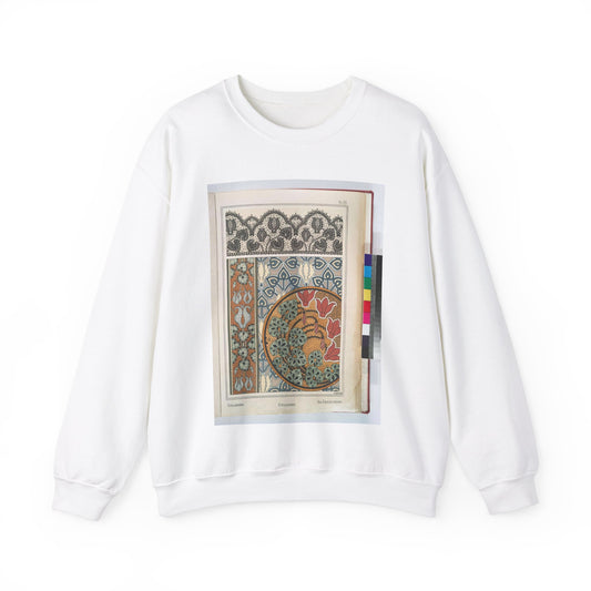 Cyclamen, E. Hervegh. Eugene Grasset, compiler White Heavy Blend Adult Crew Neck SweatShirt
