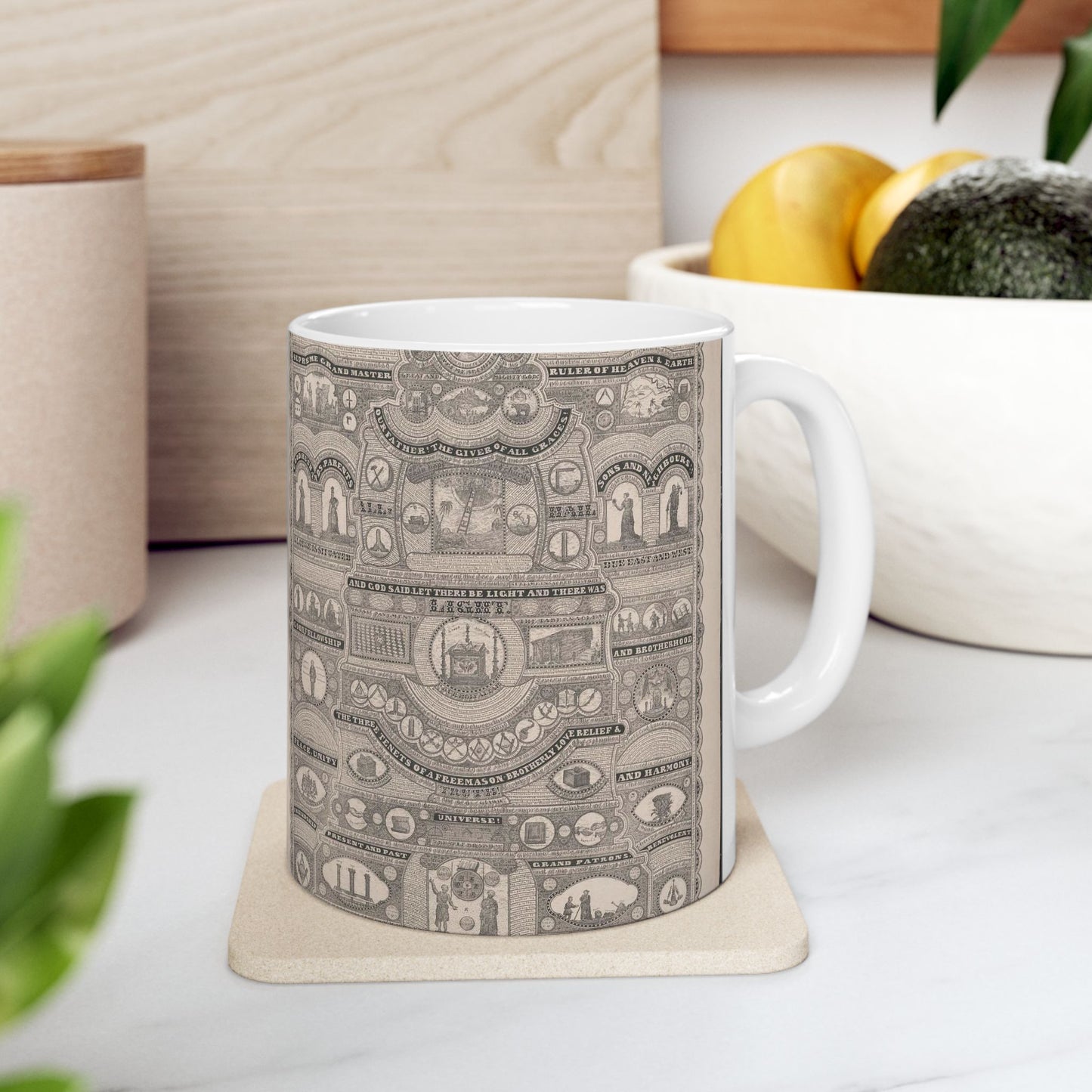 To all ancient free and accepted masons Beautiful Novelty Ceramic Coffee Mug 11oz