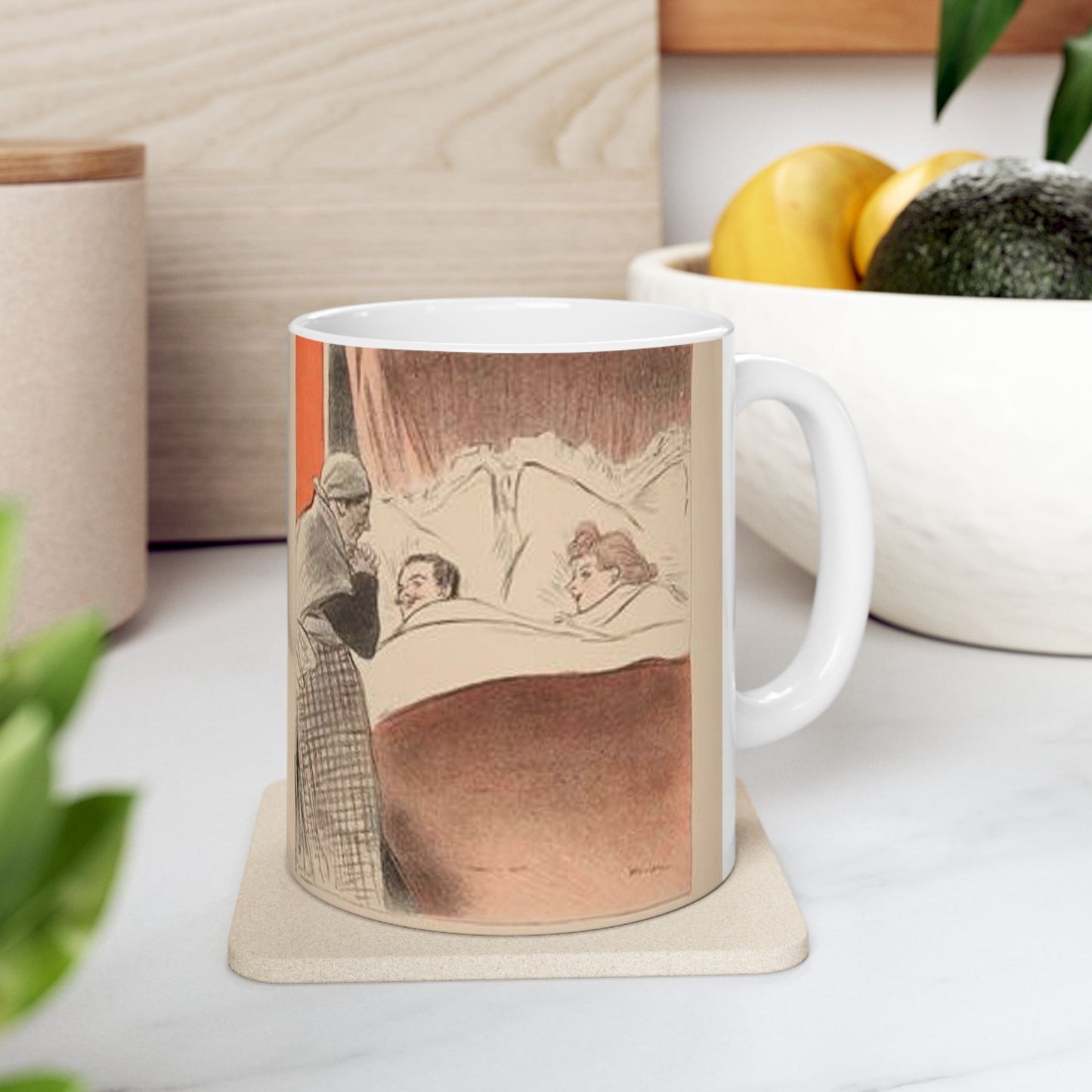 Steinlen - je-l-ai-promis-a-gertrude Beautiful Novelty Ceramic Coffee Mug 11oz