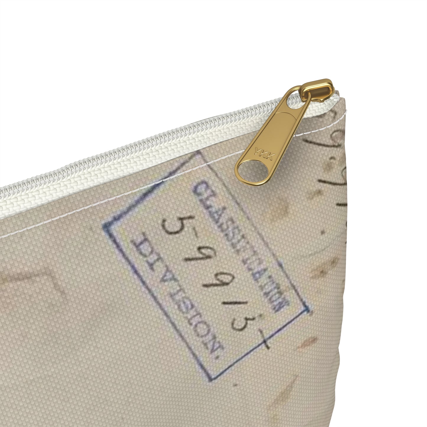 Patent drawing - for Pierre Lallement's Improvement in Velocipedes Public domain  image Large Organizer Pouch with Black Zipper