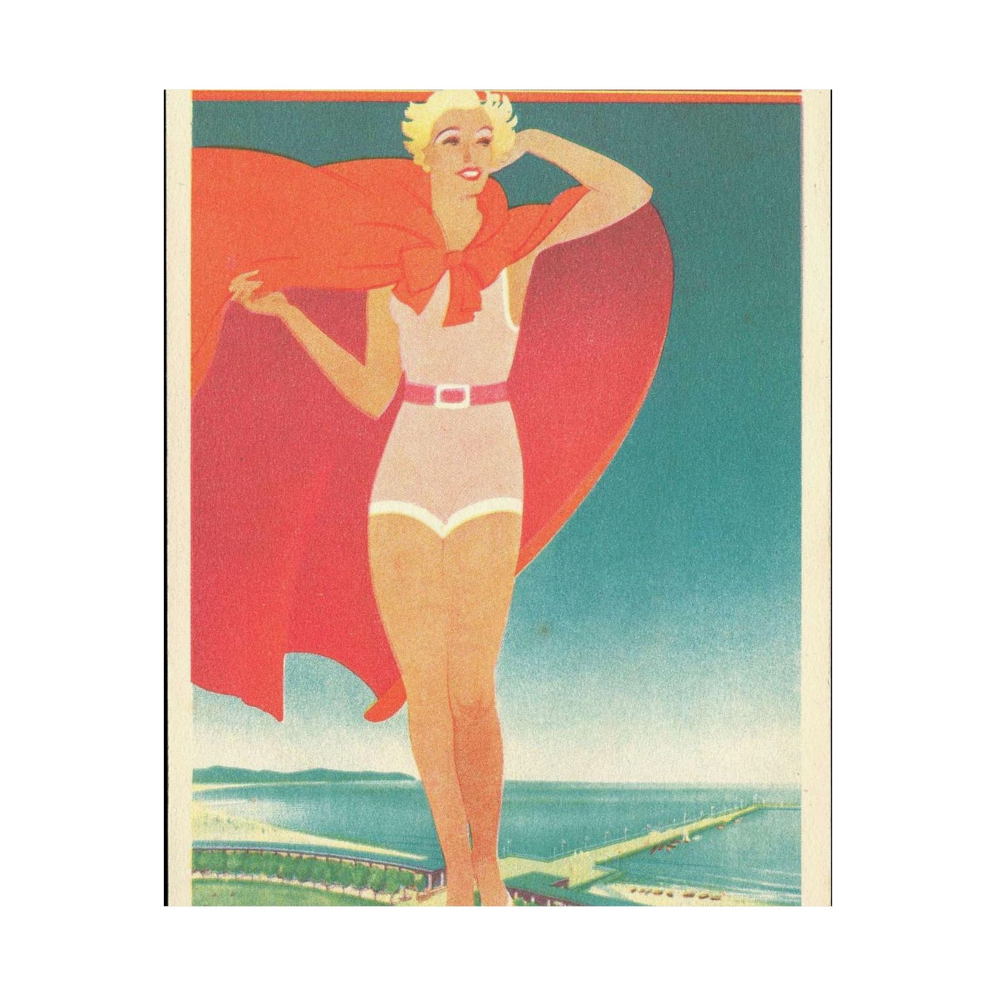Jupp Wiertz - Zoppot, das Weltbad an der Ostsee High Quality Matte Wall Art Poster for Home, Office, Classroom