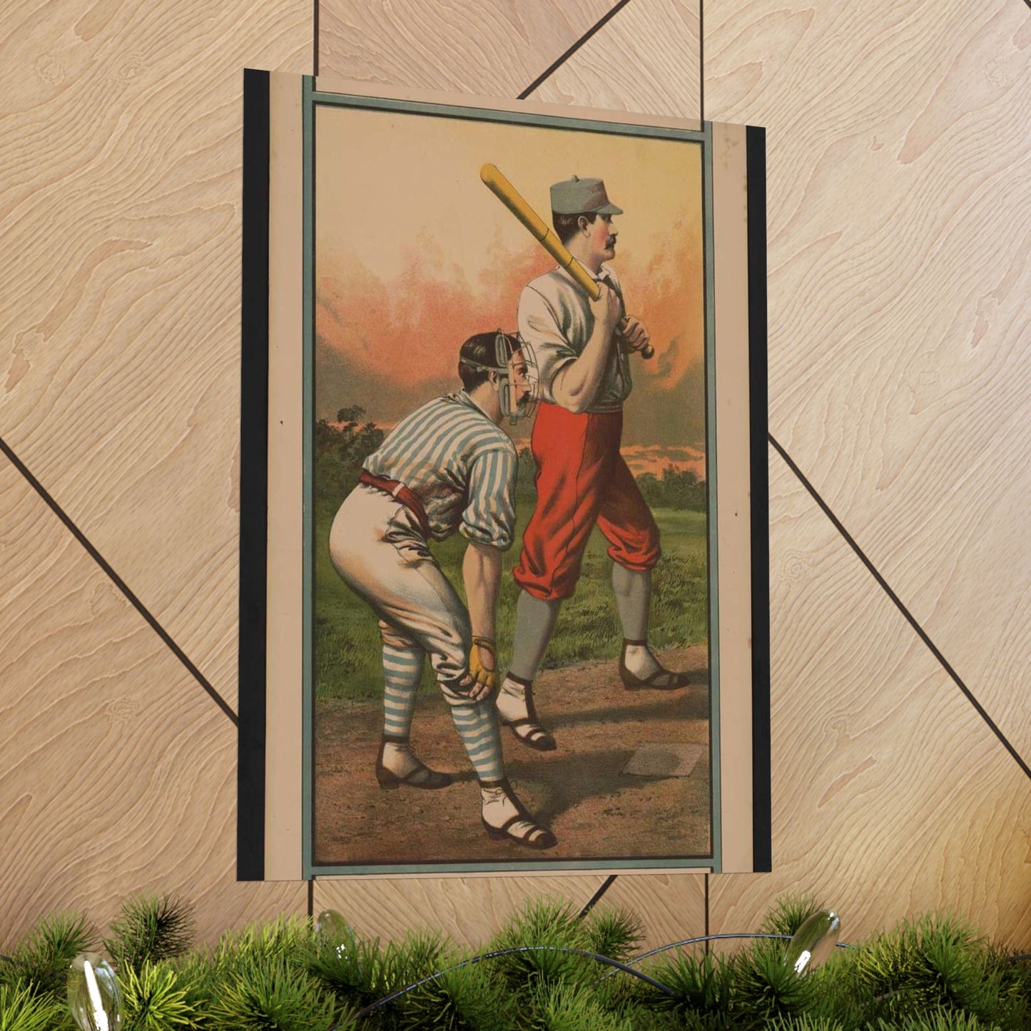 Biddeford vs. Portland Granite St. grounds, Saturday, May 30th Printed at the Biddeford Journal office High Quality Matte Wall Art Poster for Home, Office, Classroom