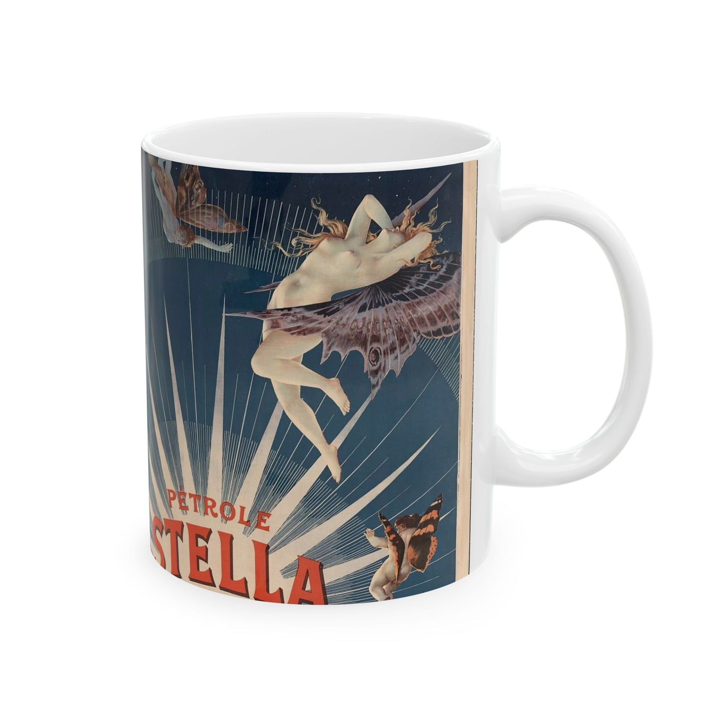 Pétrole Stella, livraisons en bidons plombés de 5 & 2 litres / H. Gray. Beautiful Novelty Ceramic Coffee Mug 11oz