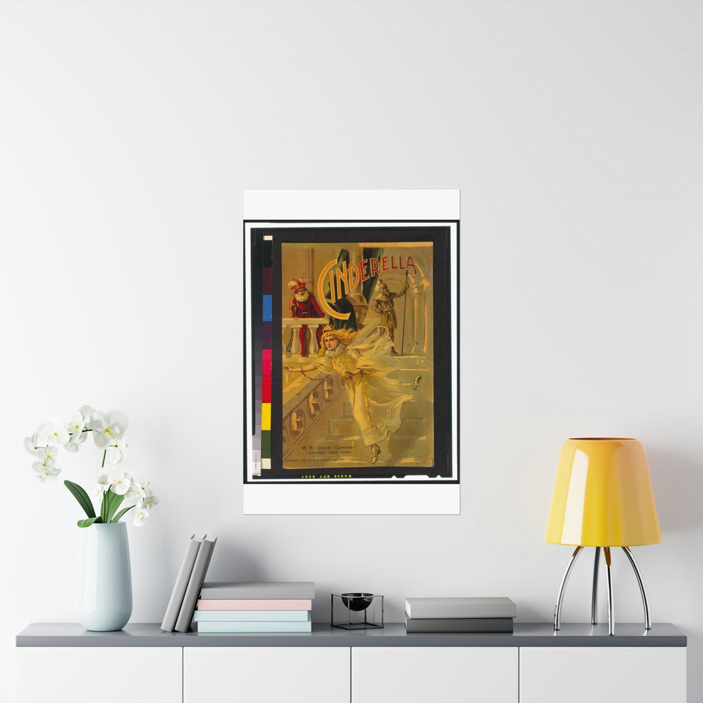 Cinderella / /W.B. Conkey Company, Chicago-New York. High Quality Matte Wall Art Poster for Home, Office, Classroom