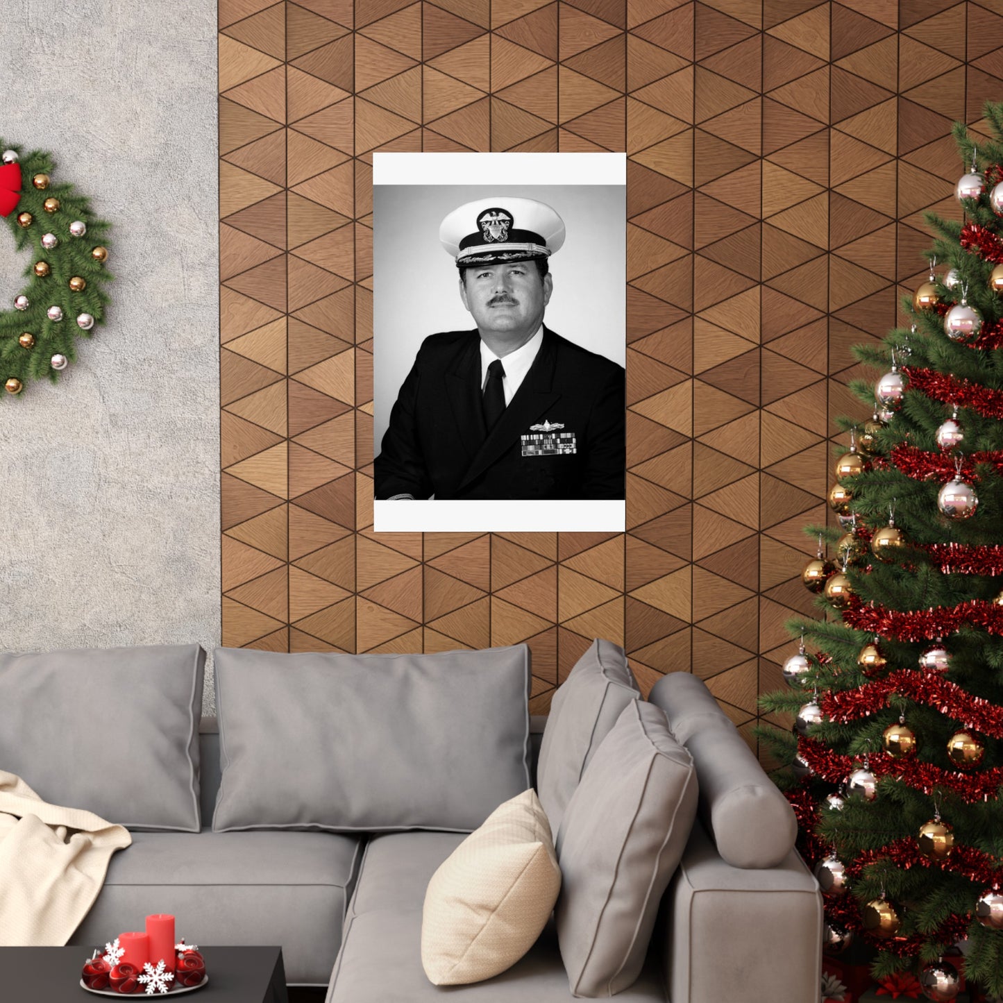 CDR Terry M. Wight, USN (covered) High Quality Matte Wall Art Poster for Home, Office, Classroom