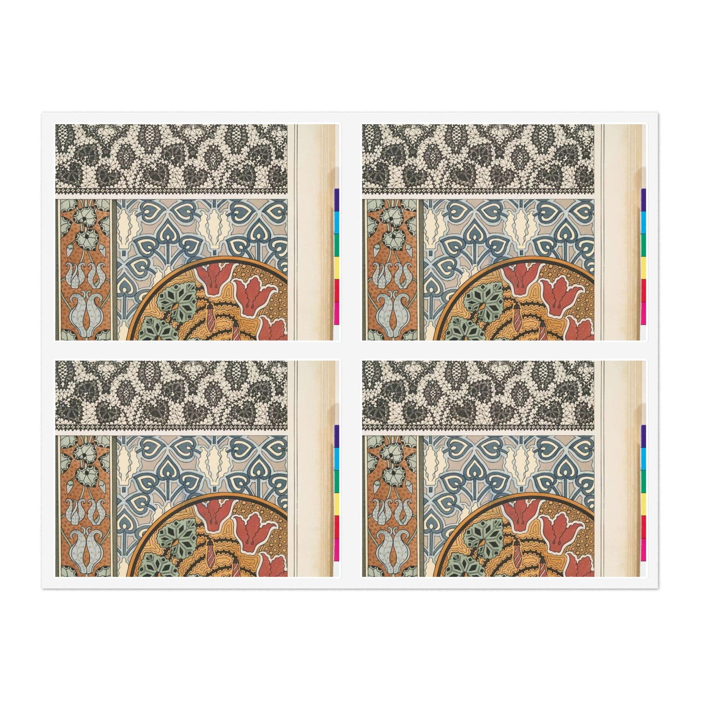 Cyclamen, E. Hervegh. Eugene Grasset, compiler Laminated UV Protective Vinyl Stickers