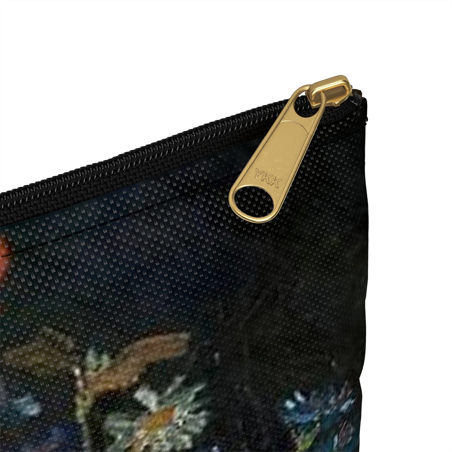 Still life with meadow flowers and roses Van Gogh 1886 Large Organizer Pouch with Black Zipper