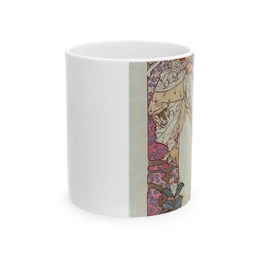 Affiche pour le Théâtre de la Renaissance, "la Dame aux Camélias". Beautiful Novelty Ceramic Coffee Mug 11oz
