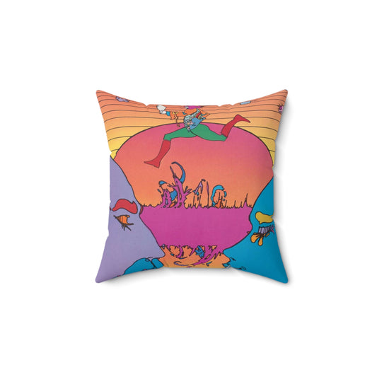 U.S.I.A. United States Information Agency Decorative Accent Square Pillow