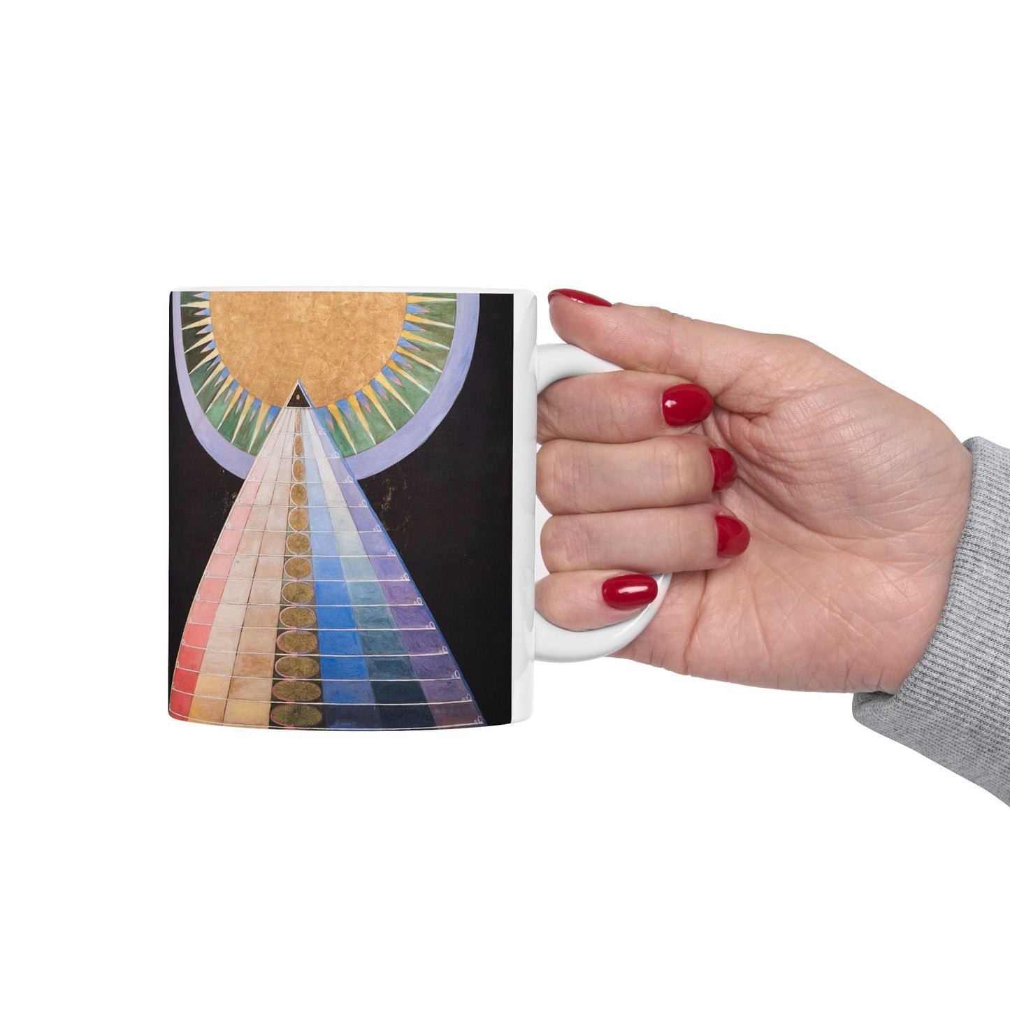 Hilma af Klint - Altarpiece No. 1 Group X (13919) Beautiful Novelty Ceramic Coffee Mug 11oz