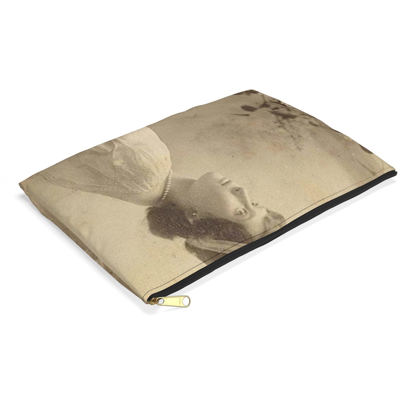 Tatyana Nikolaevna 1914 - Public domain portrait print Large Organizer Pouch with Black Zipper