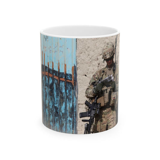 U.S. Army Sgt. Keith Keller, a combat engineer assigned Beautiful Novelty Ceramic Coffee Mug 11oz