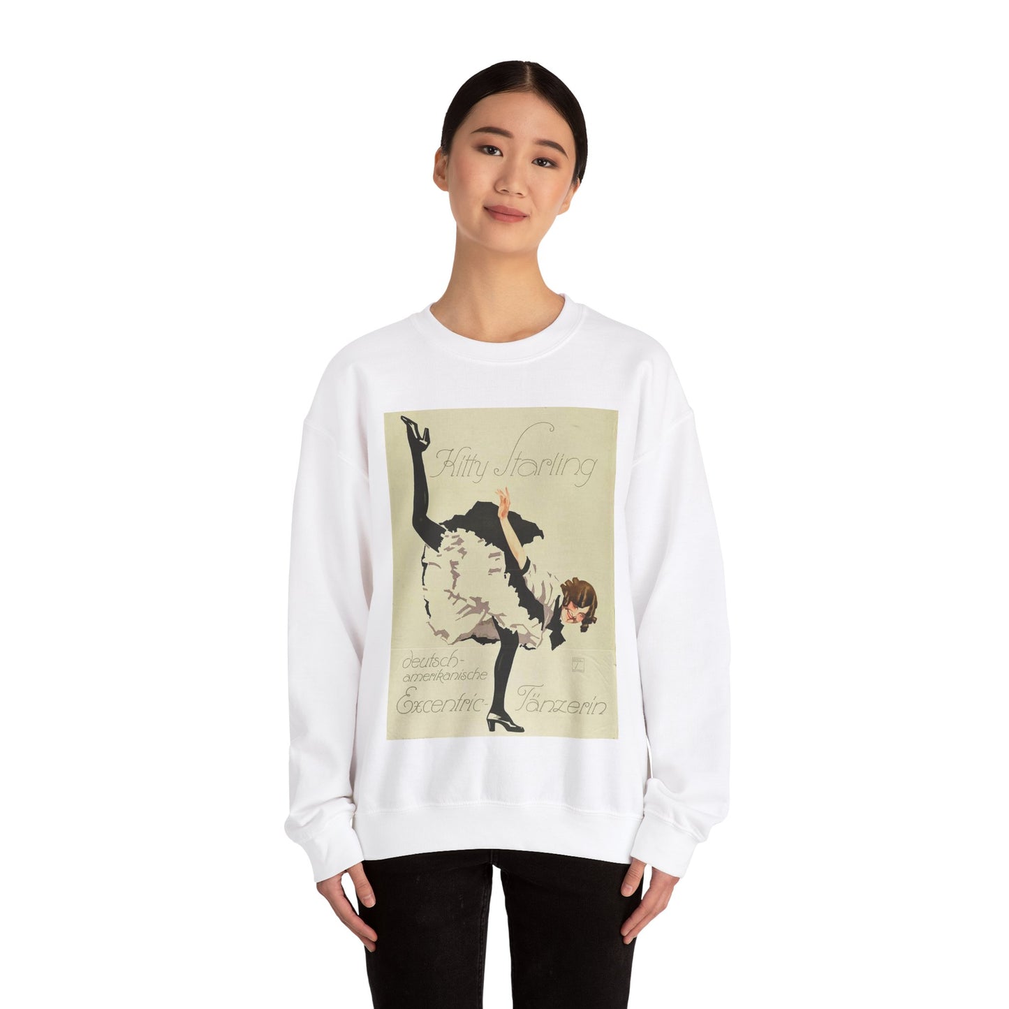 Kitty Starling - deutsch-amerikanische Excentric-Tänzerin, 1914 White Heavy Blend Adult Crew Neck SweatShirt