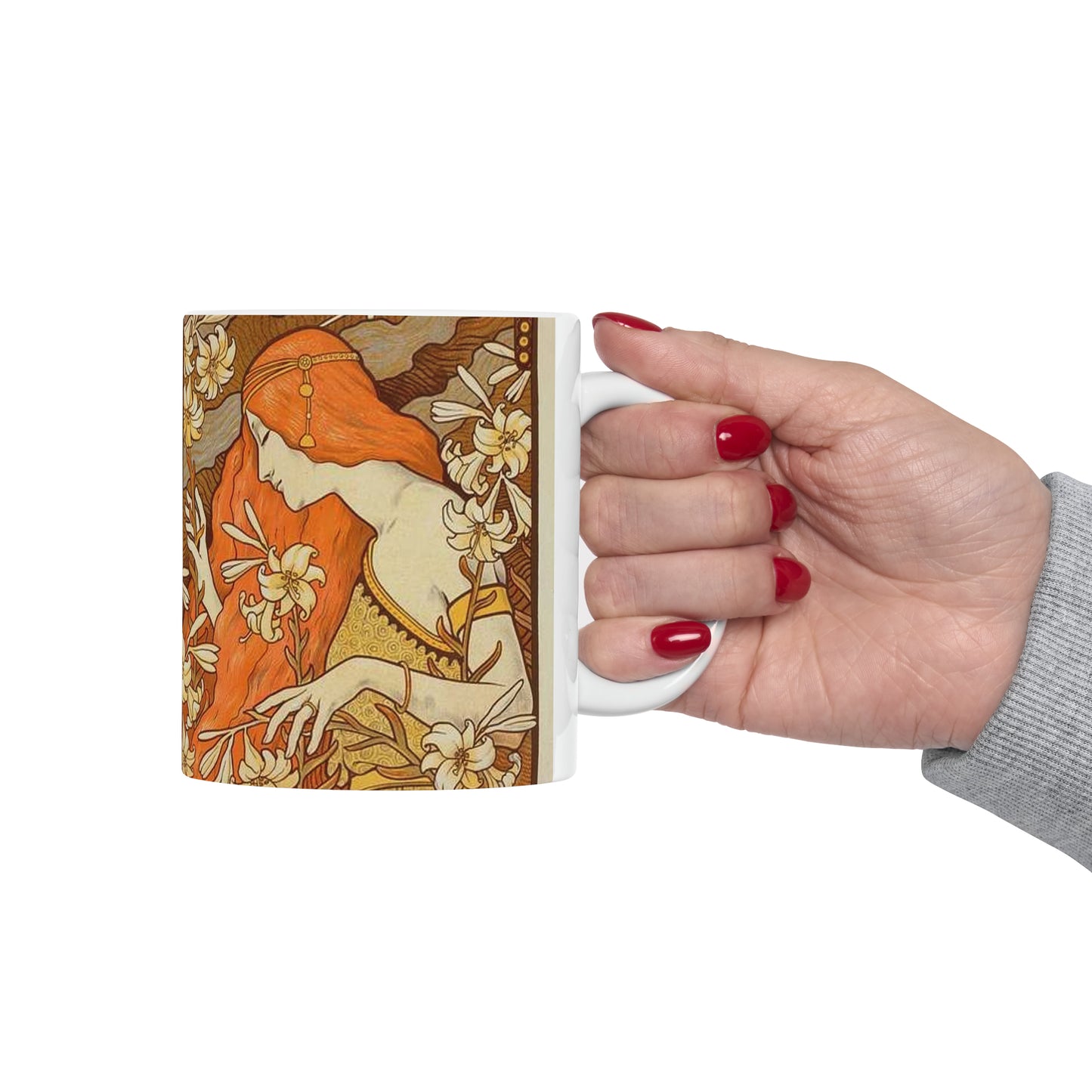 Paul Emile Berthon - Affiche pour la Revue "l'Érmitage. Beautiful Novelty Ceramic Coffee Mug 11oz