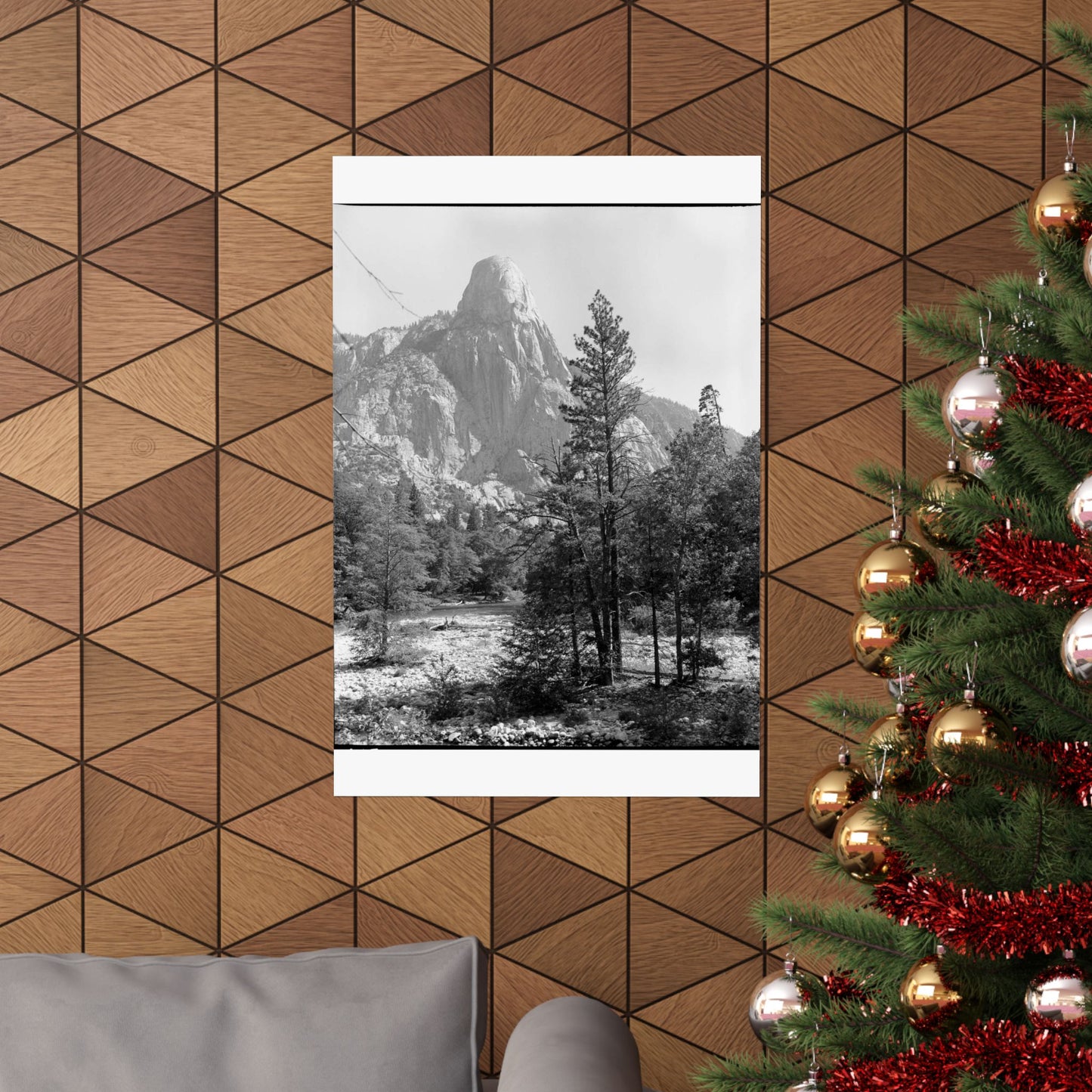 Tehipite Dome, Tehipite Valley. Remarks: Used in Grant Grove Exhibit. High Quality Matte Wall Art Poster for Home, Office, Classroom
