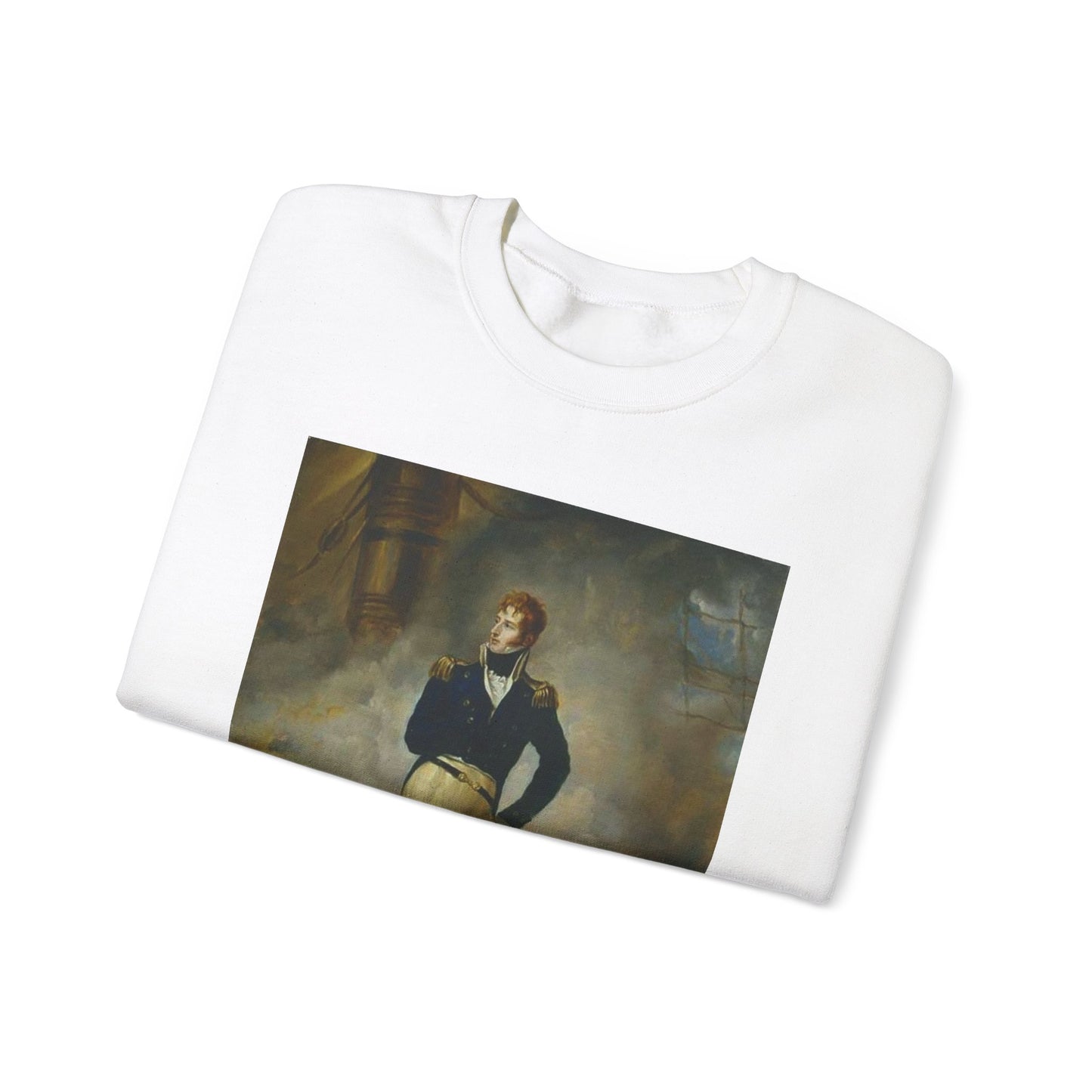 Lord Cochrane 1807 - Public domain  painting White Heavy Blend Adult Crew Neck SweatShirt