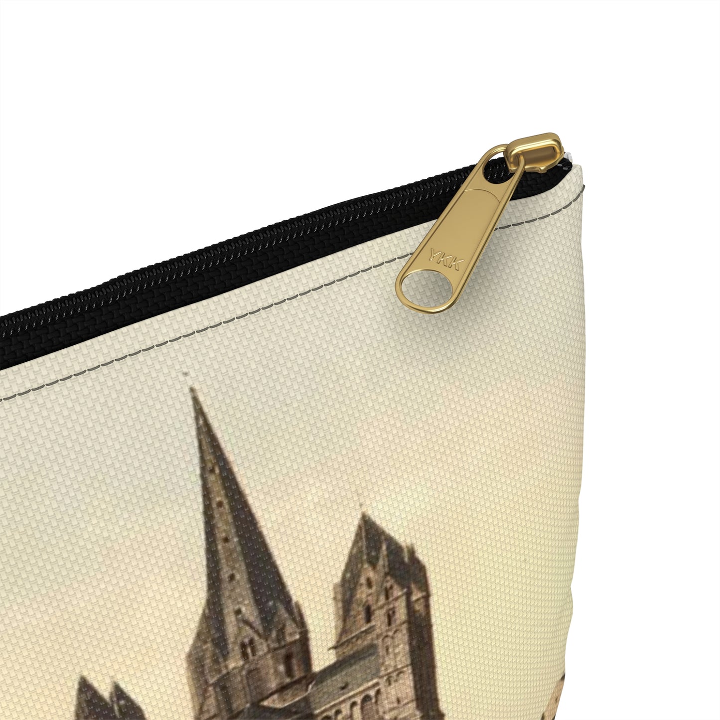 [Castle and cathedral, Limburg (i.e., Limburg an der Lahn), Hesse-Nassau, Germany] Large Organizer Pouch with Black Zipper