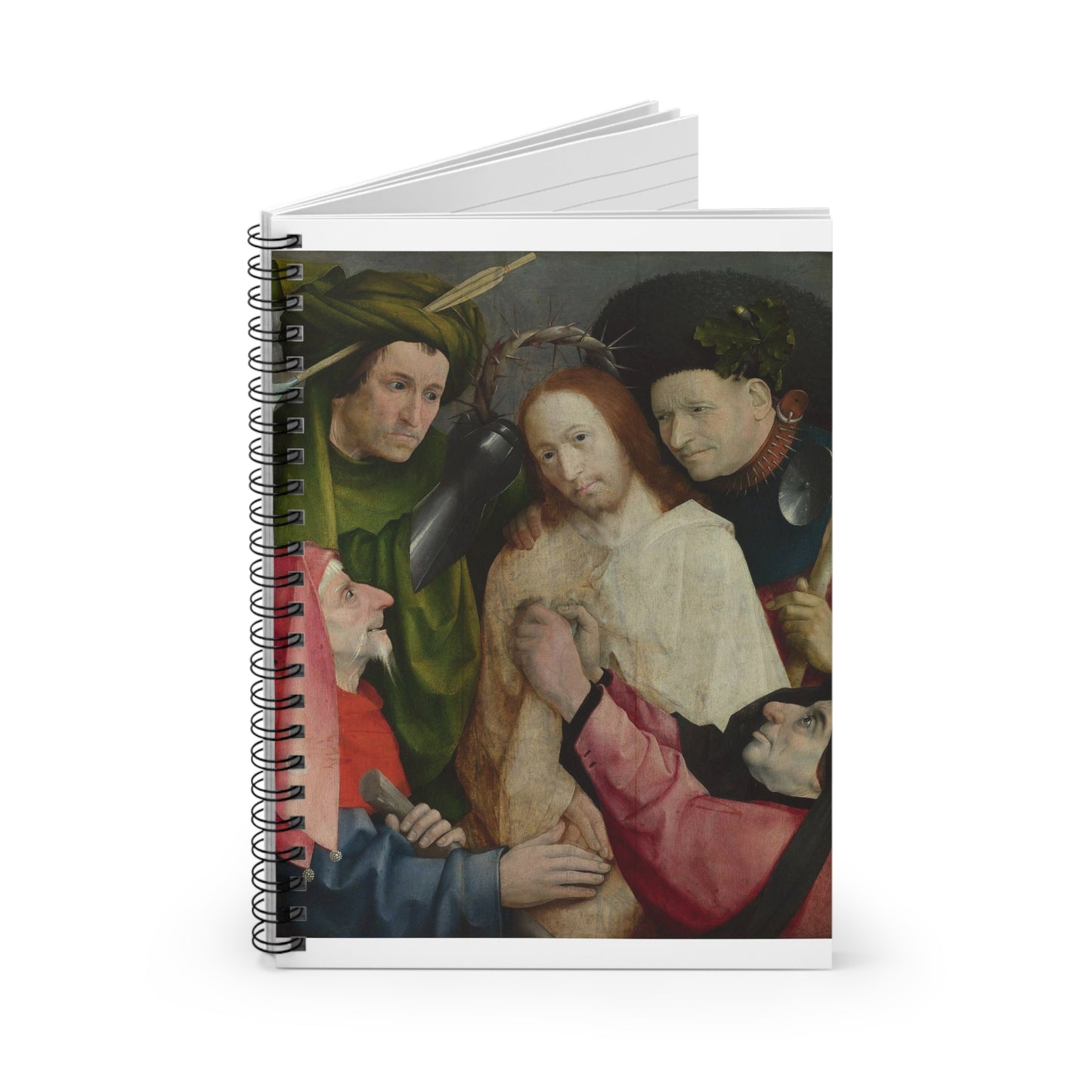Hieronymus Bosch - Christ Mocked (The Crowning with Thorns) - Google Art Project Spiral Bound Ruled Notebook with Printed Cover