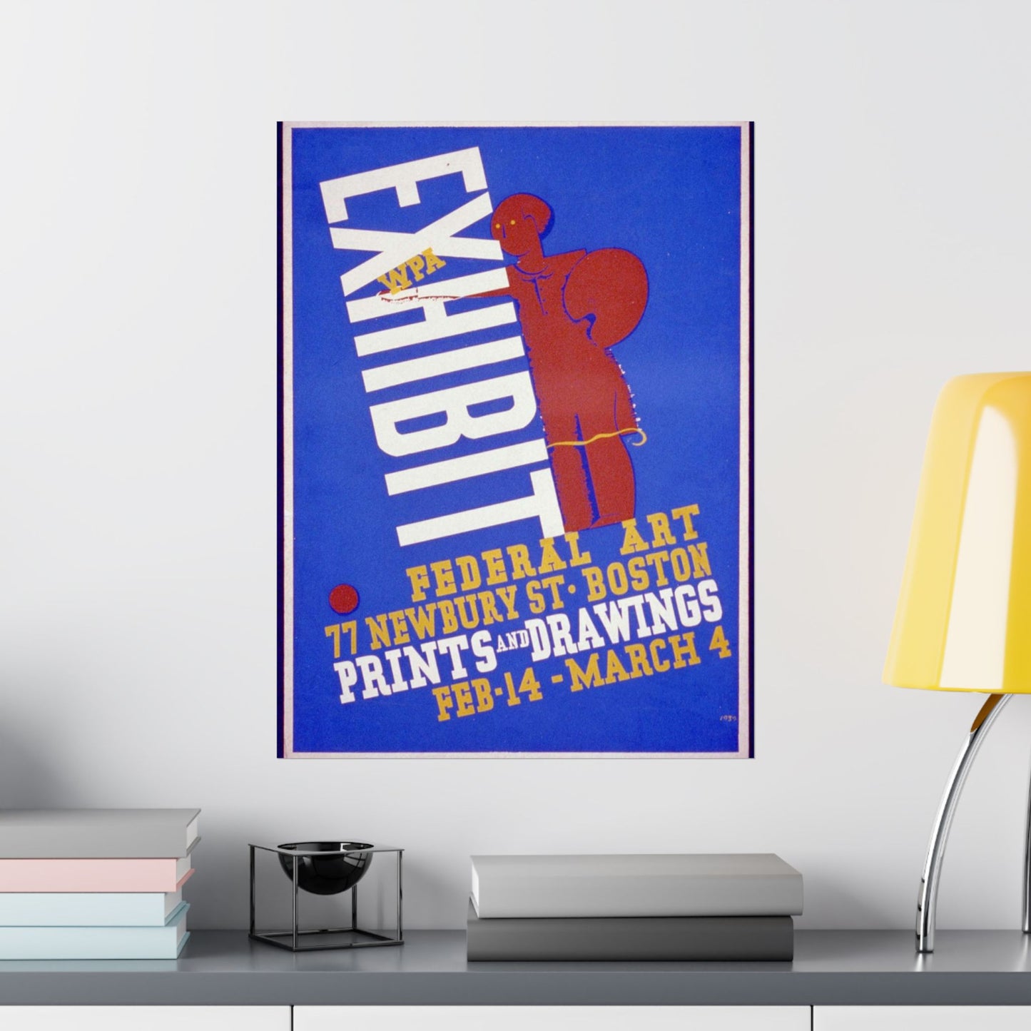 WPA exhibit Prints and drawings. High Quality Matte Wall Art Poster for Home, Office, Classroom