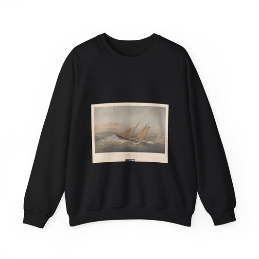 Mirage, R.Y.S., 200 Tons. 5th October 1872 RMG PY8772 Black Heavy Blend Adult Crew Neck SweatShirt