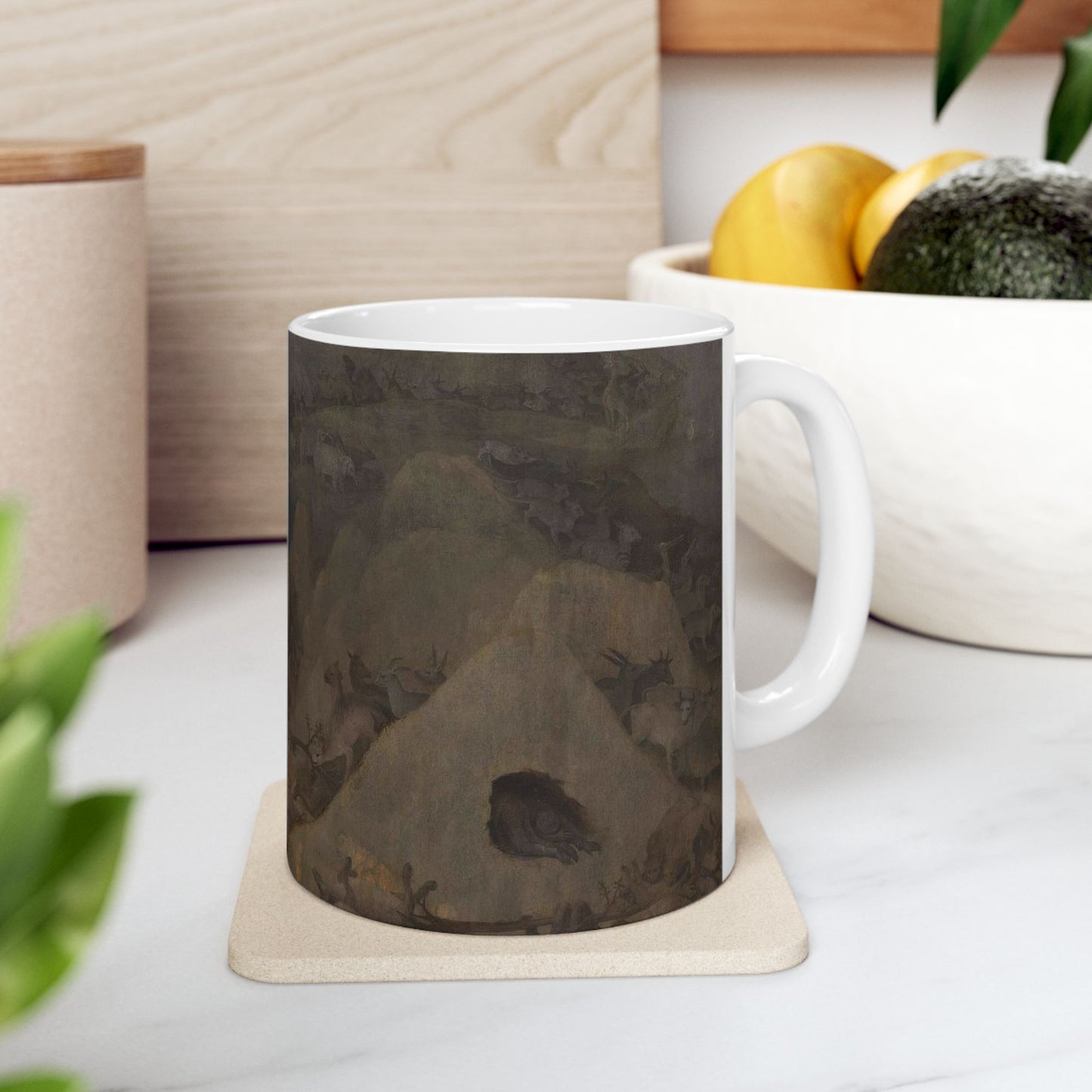 Hieronymus Bosch - The Hell and the Flood P2 Beautiful Novelty Ceramic Coffee Mug 11oz