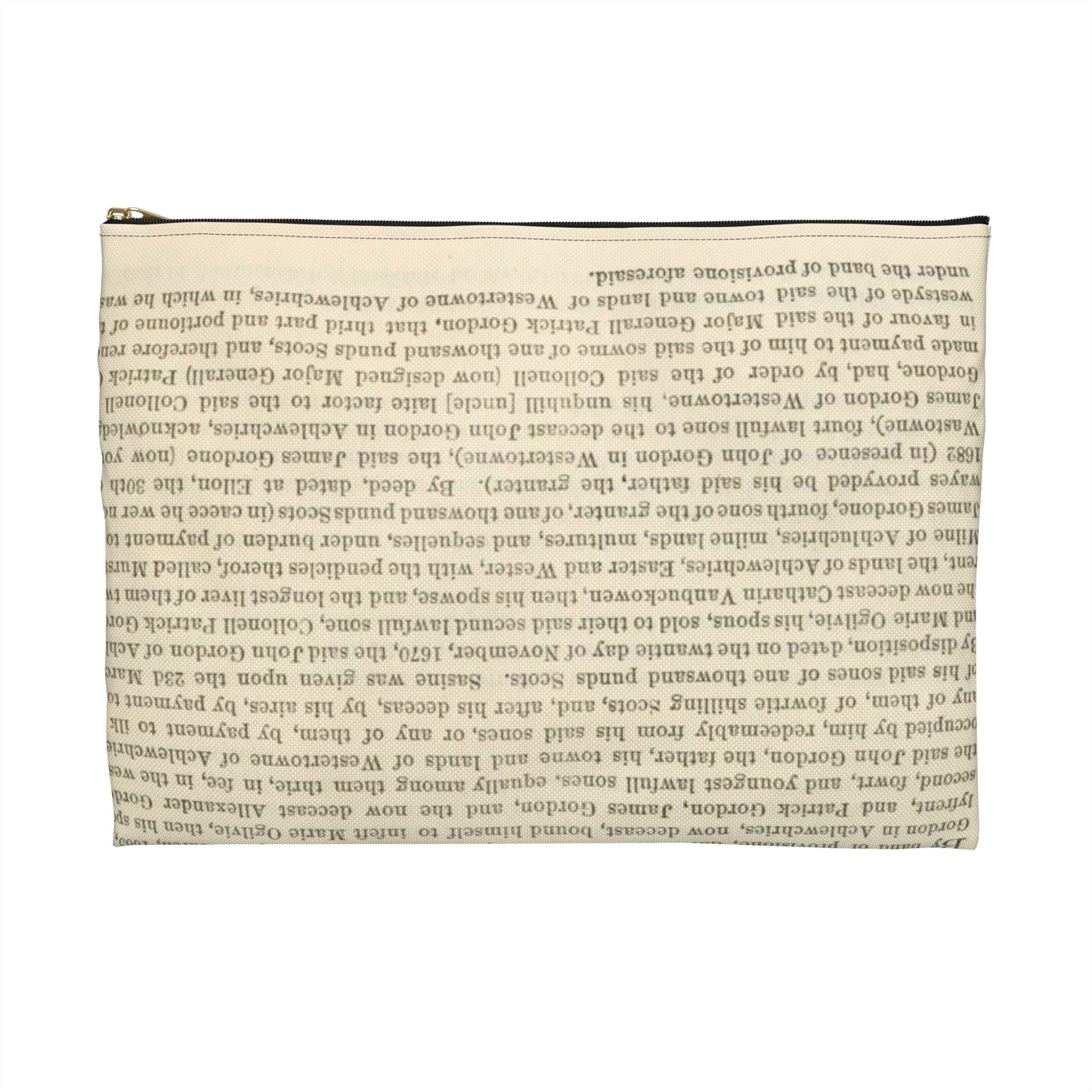 212 APPENDIX.   the twentieth day of May, 1674. — {From the Particular Register of Seisins for Aberdeenshire and  Kincardineshire Large Organizer Pouch with Black Zipper