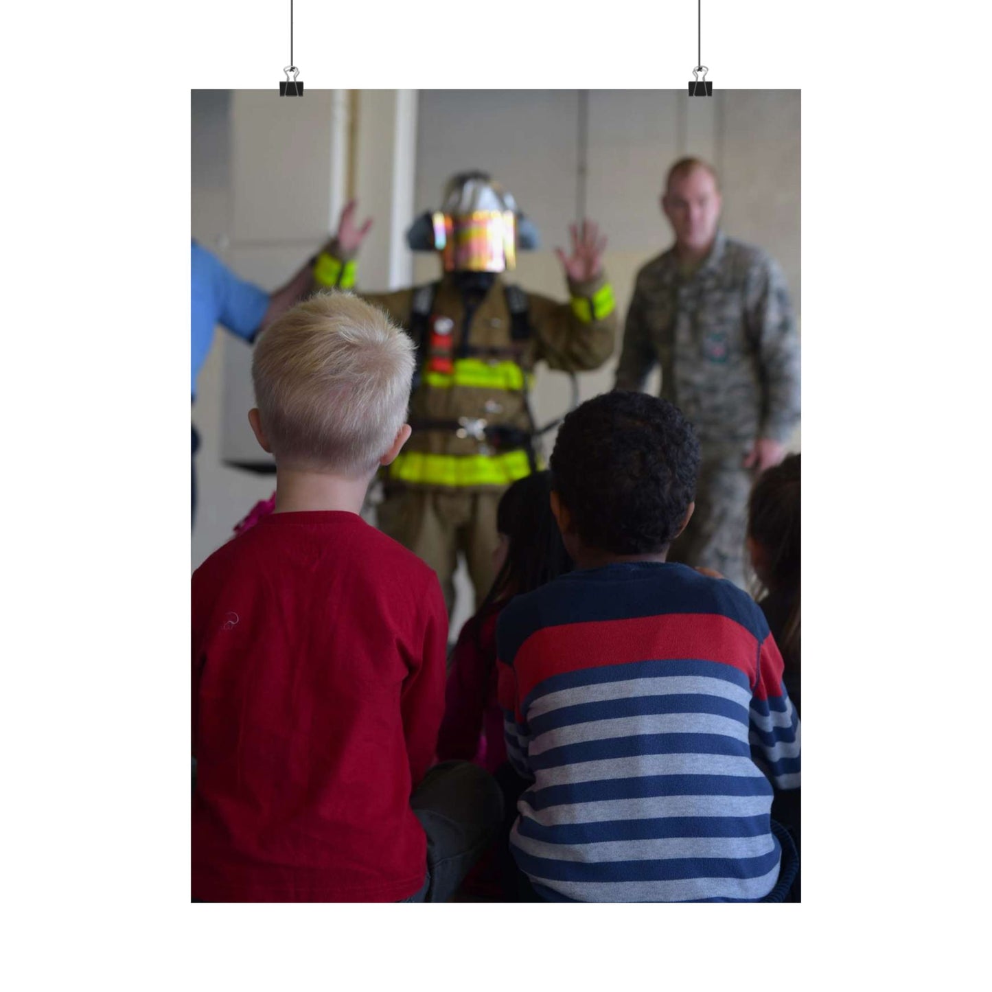 Students from Samuel P. Langley Elementary School, High Quality Matte Wall Art Poster for Home, Office, Classroom