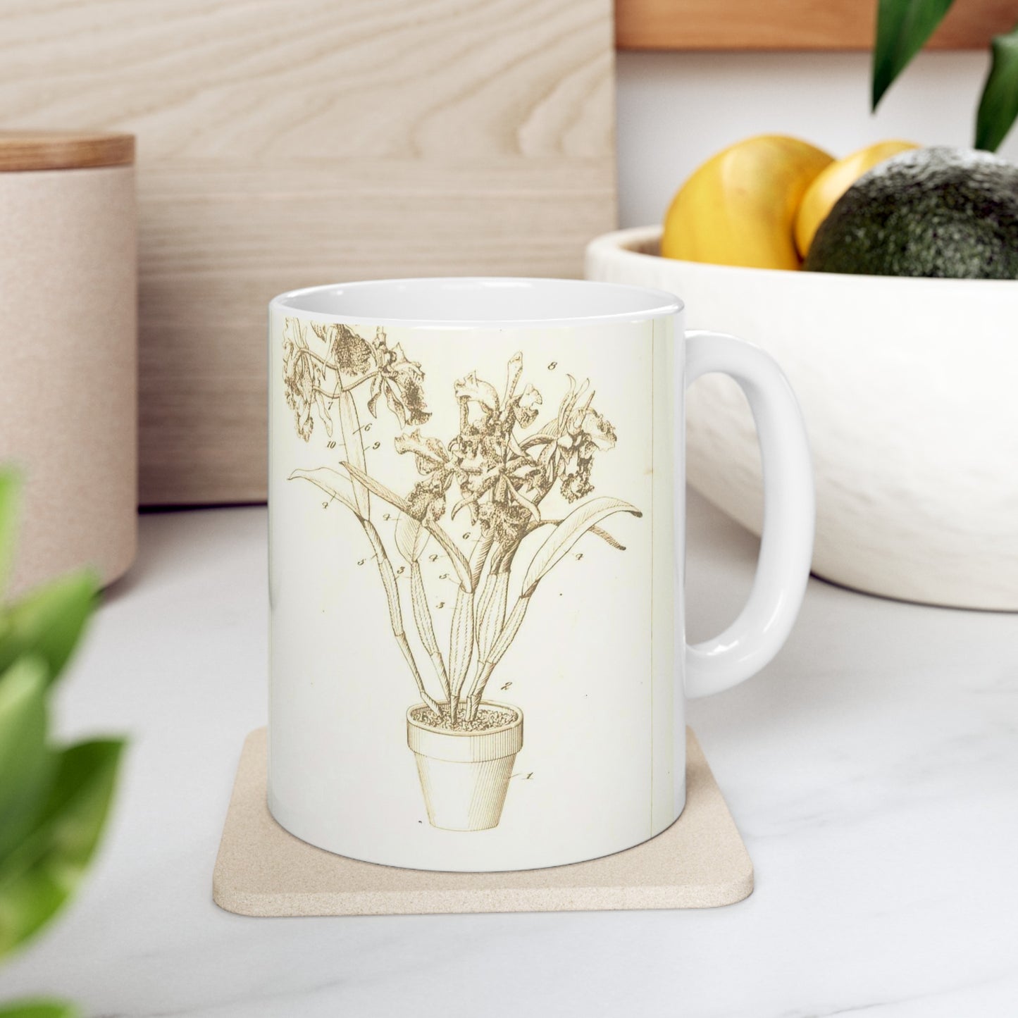 Patent Case File No. 1,904,788, Display of Cut Flowers, Inventor- Jesse H. Holmes. - DPLA - f3d0d85a6e6b3c501e6aa63084a03aaf (page 10) Beautiful Novelty Ceramic Coffee Mug 11oz