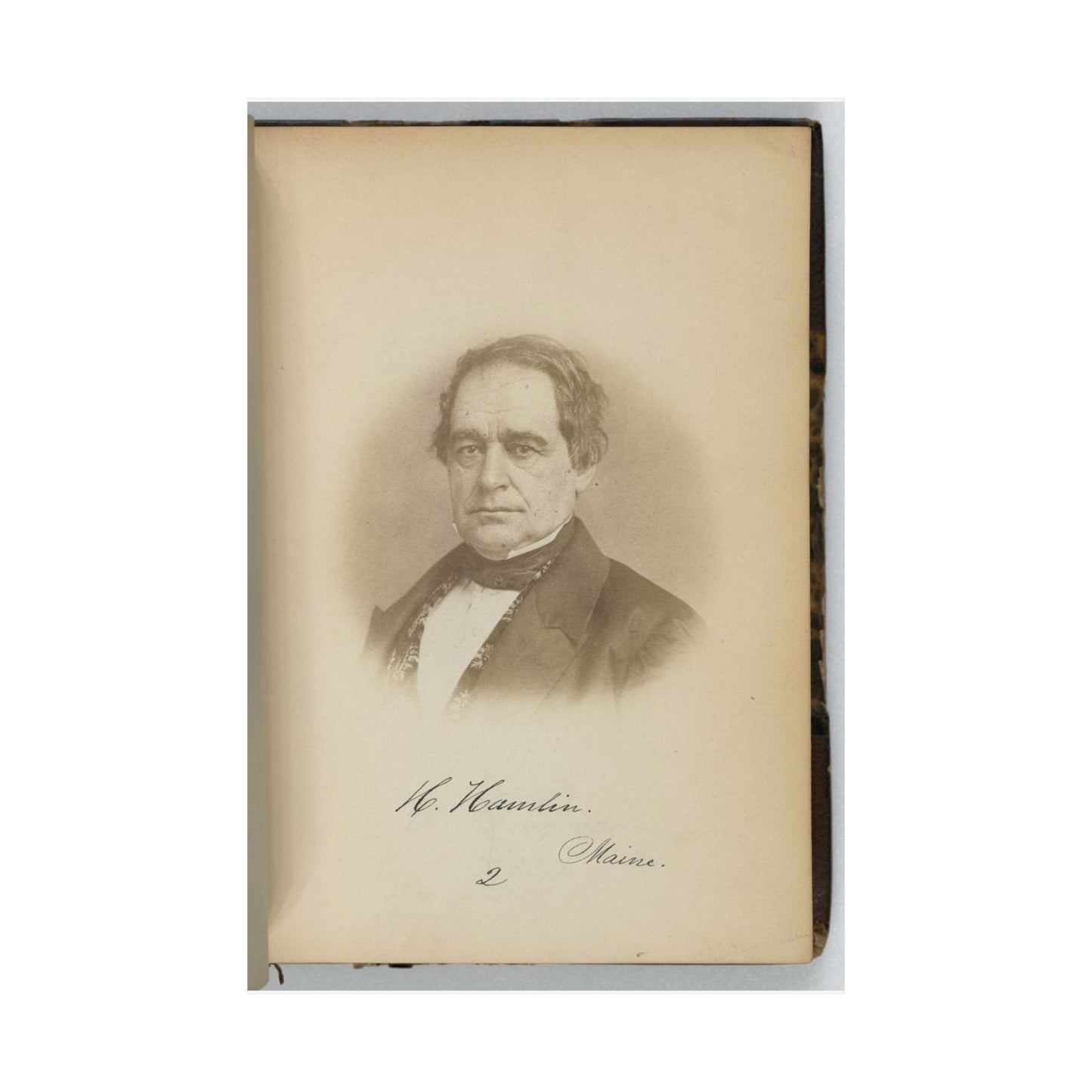 [Hannibal Hamlin, Senator from Maine, Thirty-fifth Congress, half-length portrait] High Quality Matte Wall Art Poster for Home, Office, Classroom