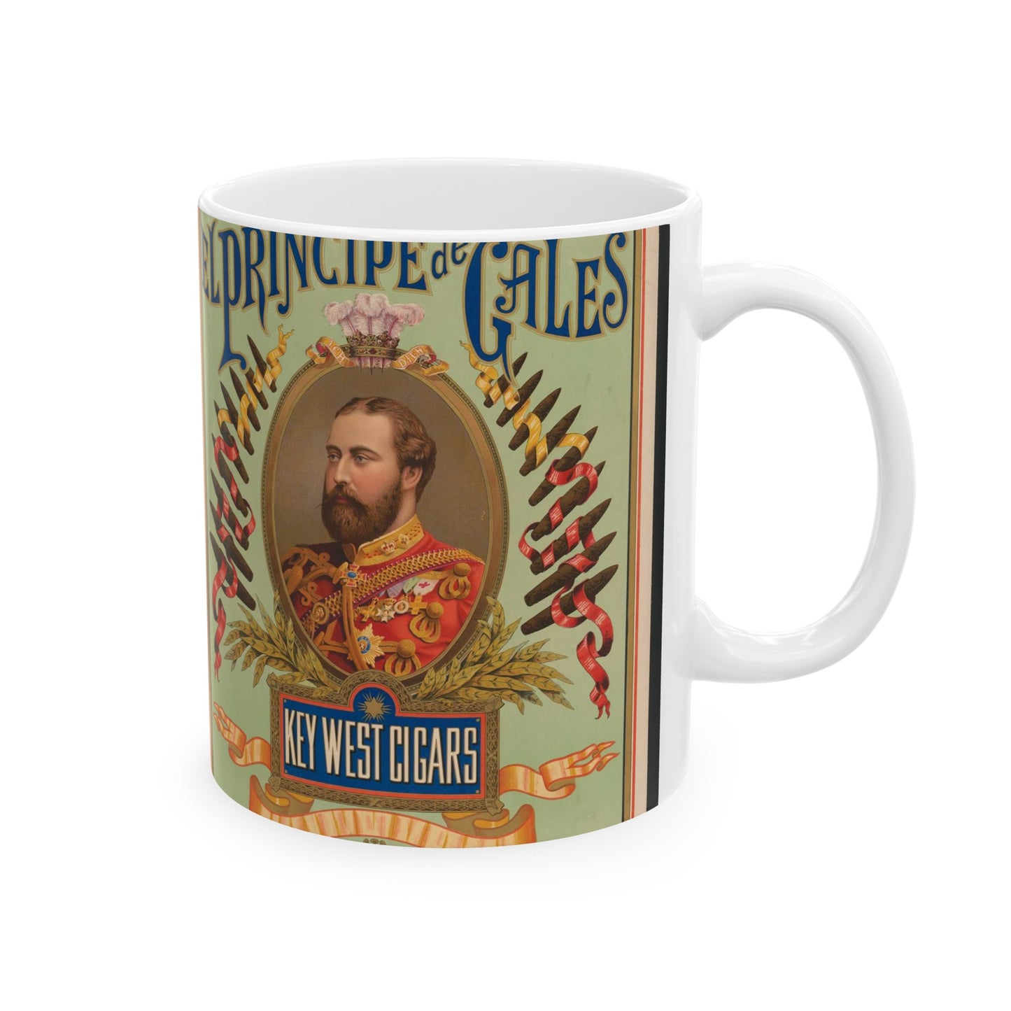 El principe de cales, Key West cigars Beautiful Novelty Ceramic Coffee Mug 11oz