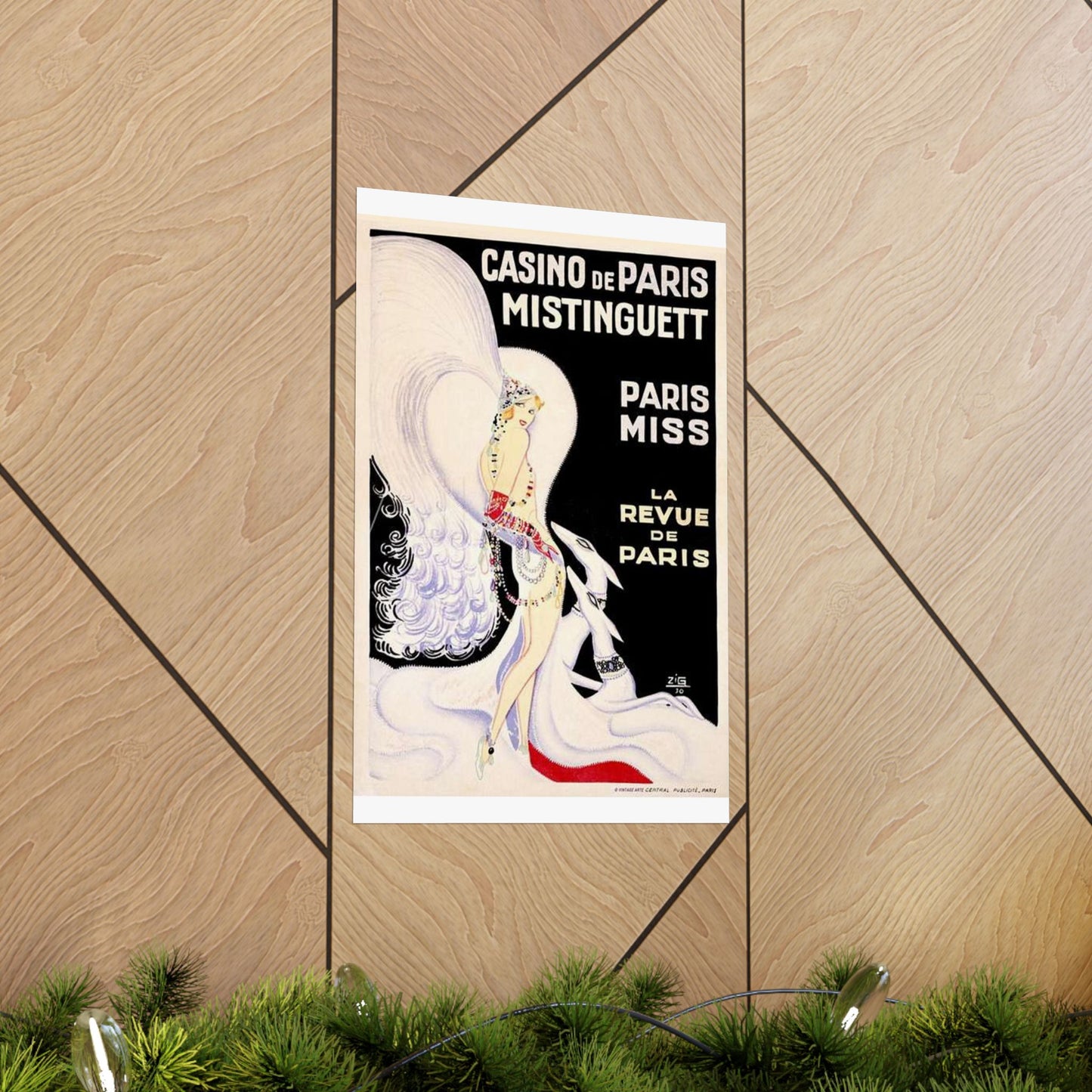 Louis Gaudin - La Revue de Paris 1930 High Quality Matte Wall Art Poster for Home, Office, Classroom
