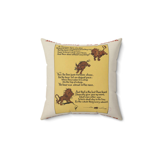 Mr. Bunny - his book, for sale here Decorative Accent Square Pillow