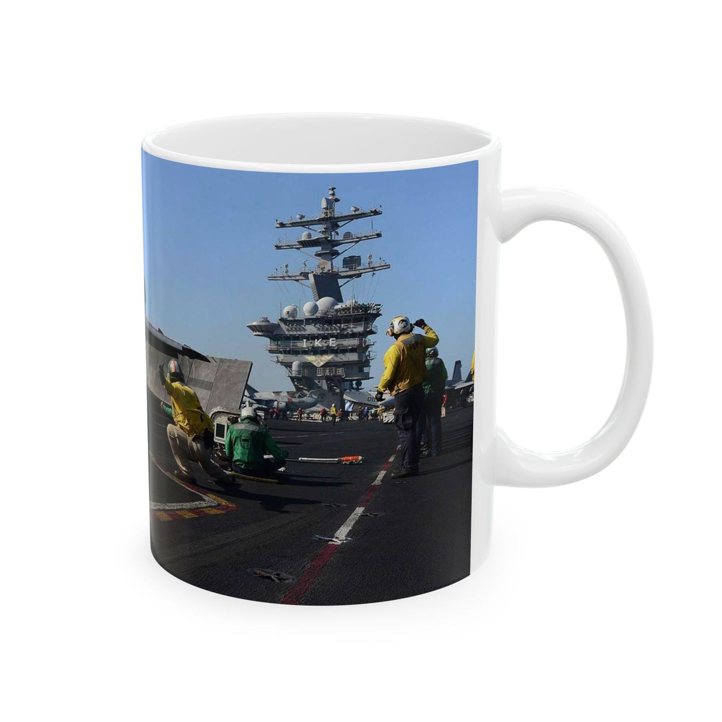 An EA-6B Prowler assigned to the Patriots of Electronic Beautiful Novelty Ceramic Coffee Mug 11oz