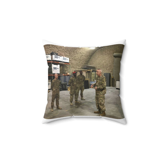 Maj. Gen. John P. Sullivan, commanding general of the Decorative Accent Square Pillow