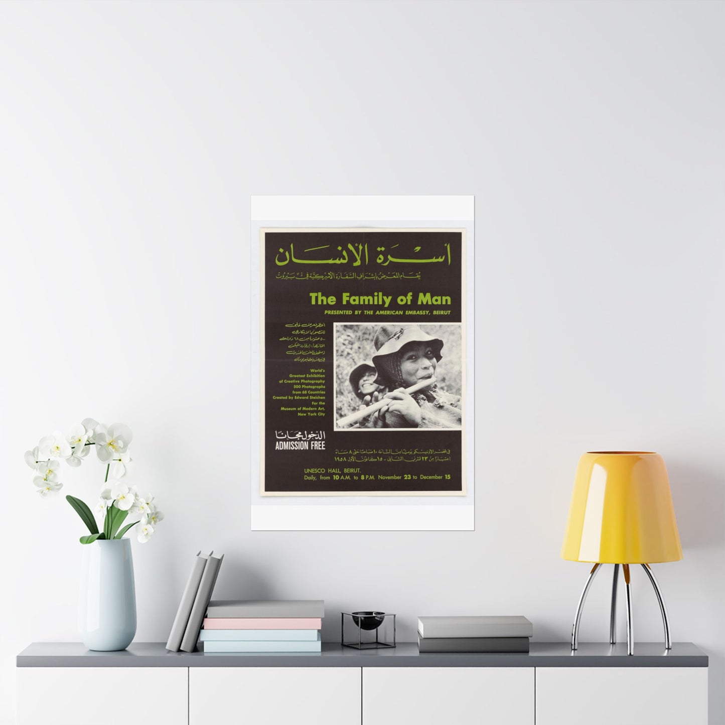 Poster: The Family of Man - Public domain portrait print High Quality Matte Wall Art Poster for Home, Office, Classroom