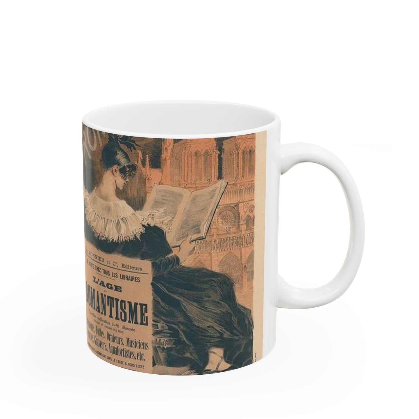 Affiche pour la "Librairie Romantique". Beautiful Novelty Ceramic Coffee Mug 11oz